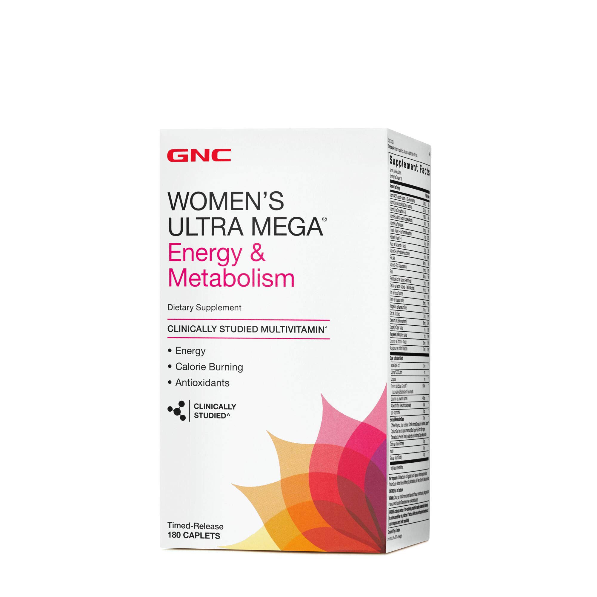 Foto 2 pulgar | Multivitamínico Gnc Ultra Mega Energy Metabolism Para Mujer, 180 Comprimidos - Venta Internacional.