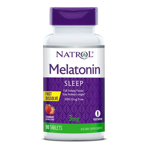 Foto 1 | Suplemento Natrol Melatonin Fast Dissolve 3 Mg 90 Comprimidos - Venta Internacional.