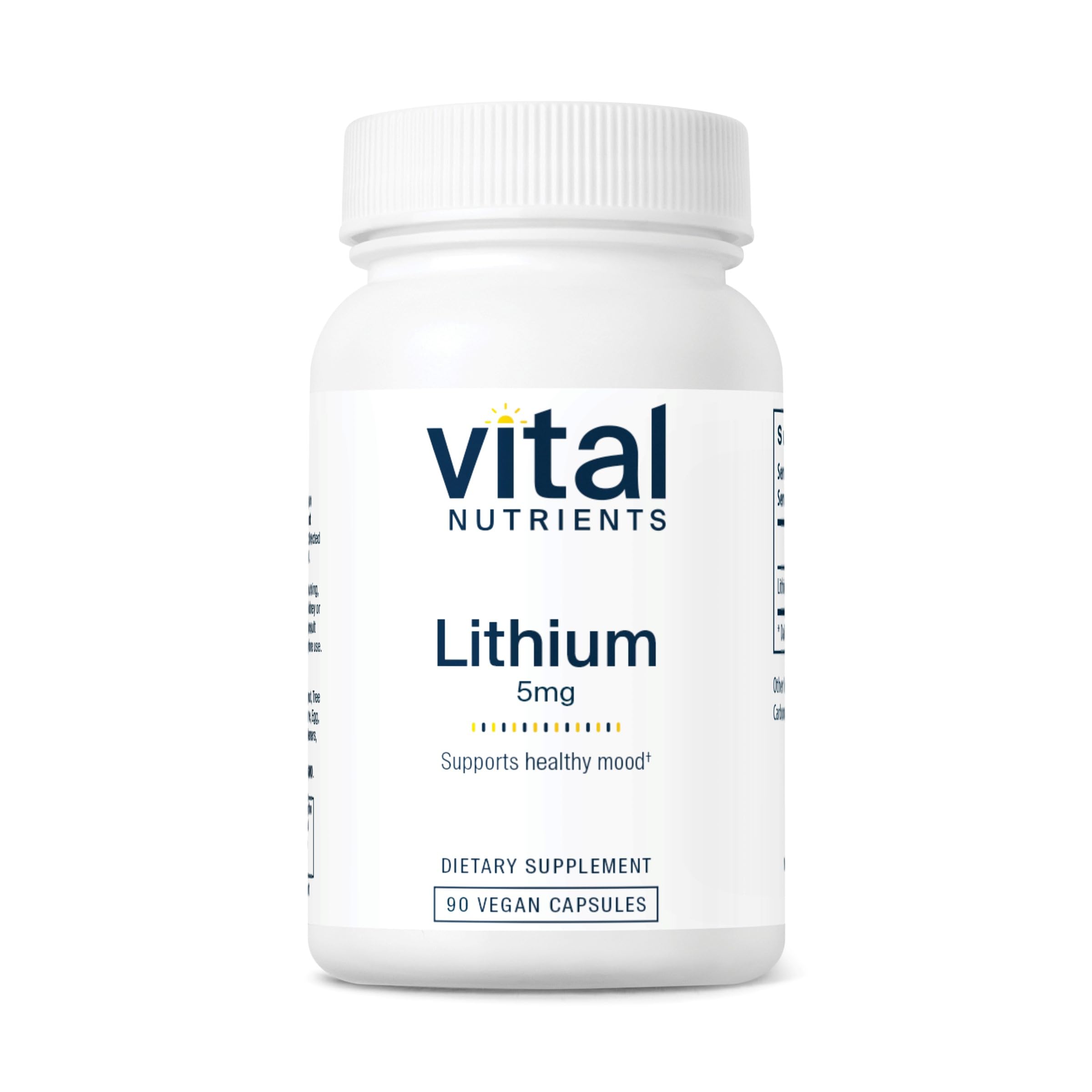 Foto 1 | Suplemento De Orotato De Litio De Vital Nutrients, 5 Mg, 90 Cápsulas - Venta Internacional.