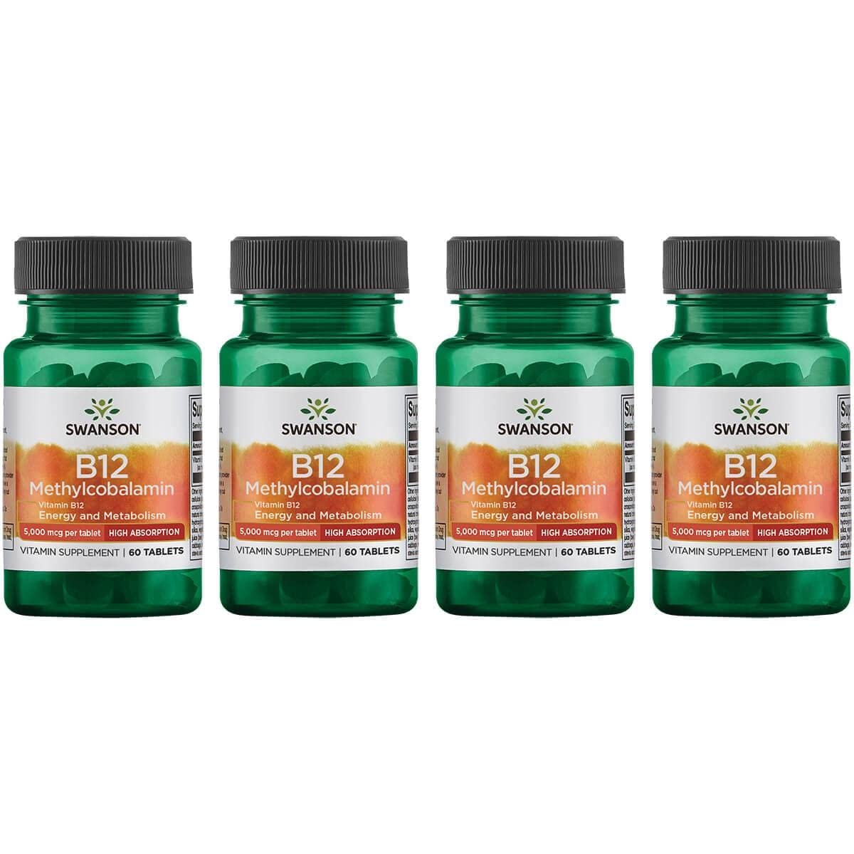 Foto 2 pulgar | Suplemento Swanson De Vitamina B-12, Metilcobalamina, 5000 Mcg, 60 Tabletas - Venta Internacional.