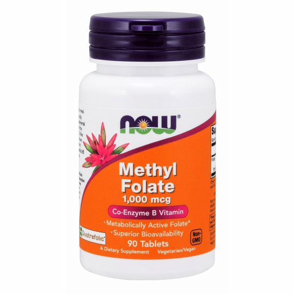 Foto 2 pulgar | 90 Tabletas De Folato De Metilo De Supplement Now Foods - Venta Internacional.