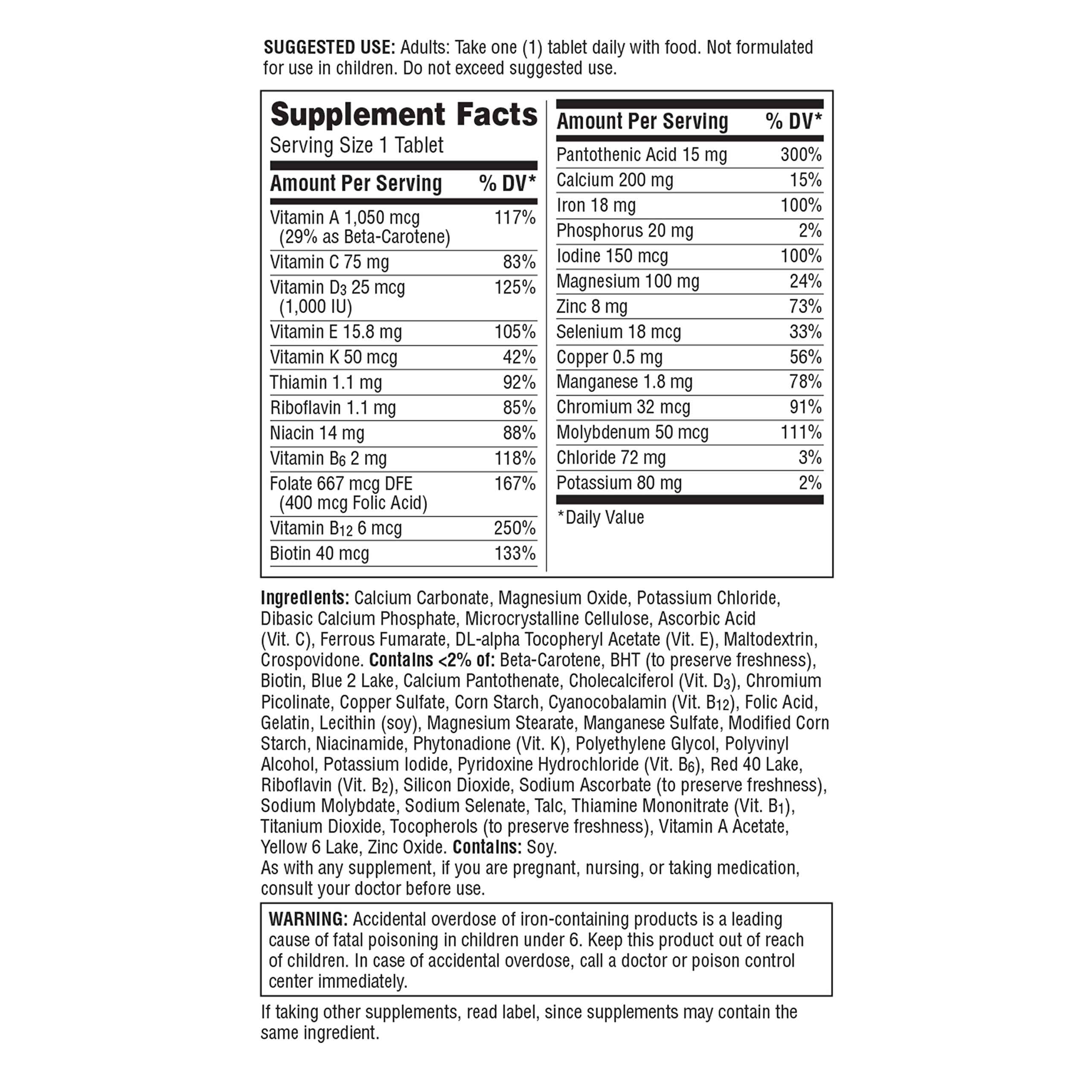 Foto 7 | Centrum Women Multivitamínico 120 Tabletas - Venta Internacional
