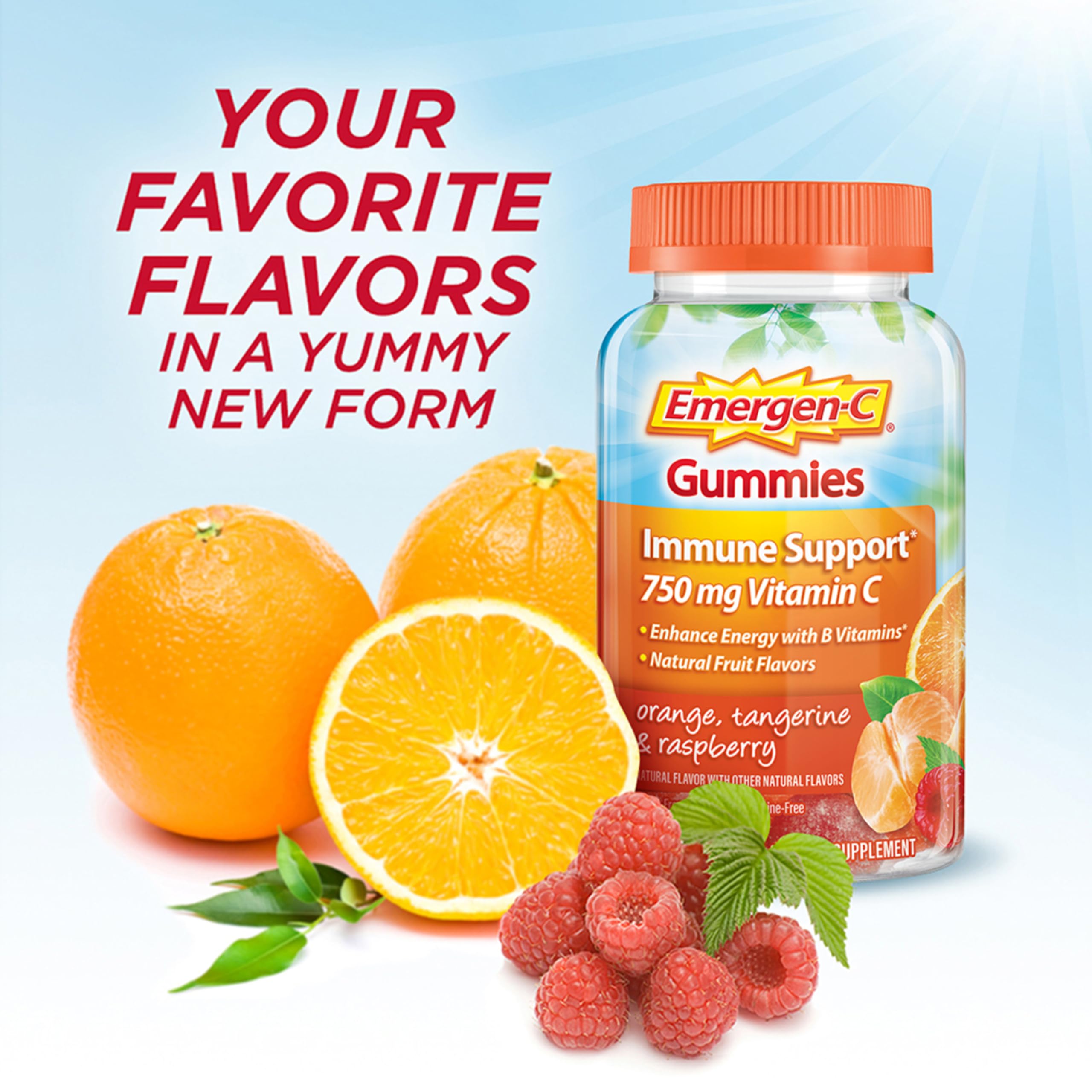 Foto 6 pulgar | Suplemento Emergen-c Core Gummies Mixed Berries, 45 Unidades - Venta Internacional.
