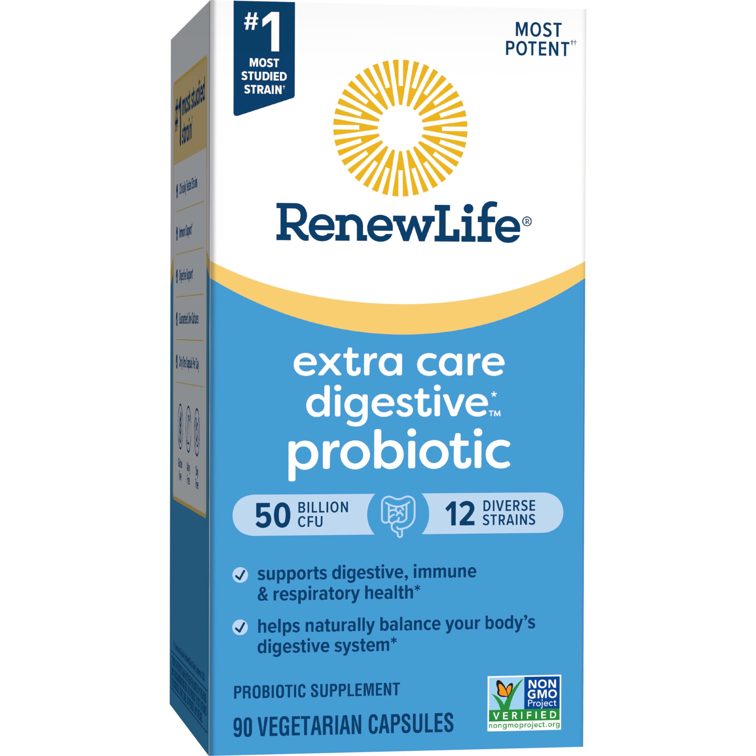 Foto 7 | Cápsulas Probióticas Renew Life Extra Care, 50 Mil Millones De Cfu, 90 Unidades - Venta Internacional.