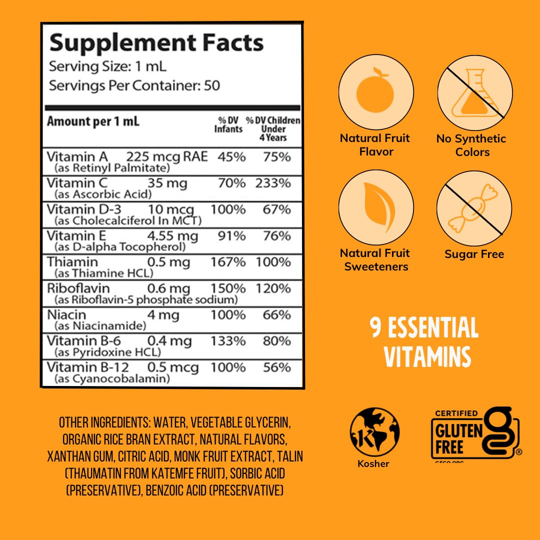Foto 6 pulgar | NovaFerrum Mmm! Multivitamínico Infantil Sabor Naranja 50 ml - Venta Internacional