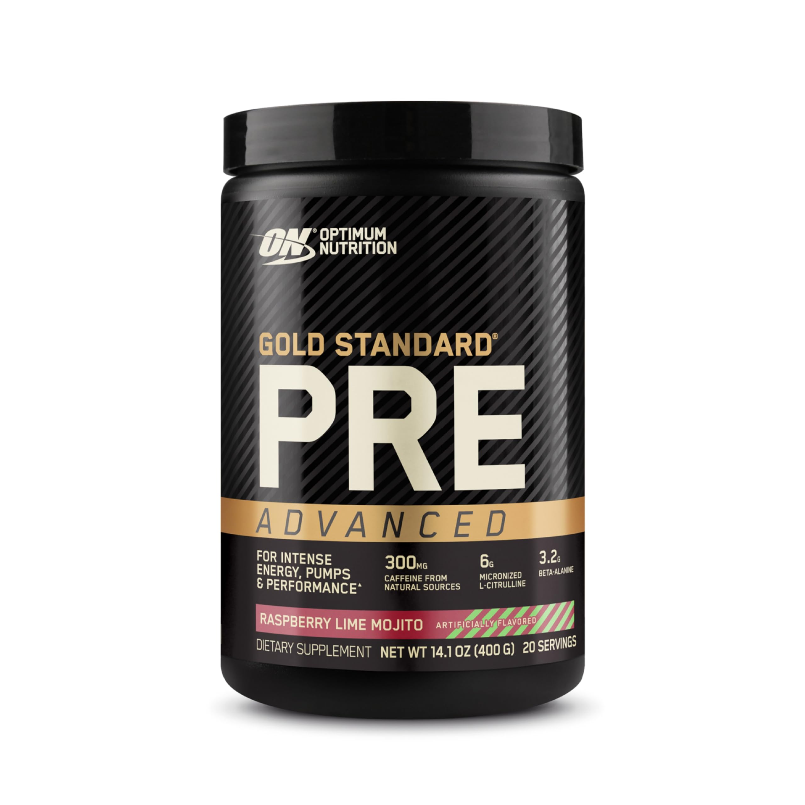 Foto 2 pulgar | Optimum Nutrition Gold Standard Advanced, 20 Dosis, Antes Del Entrenamiento - Venta Internacional.