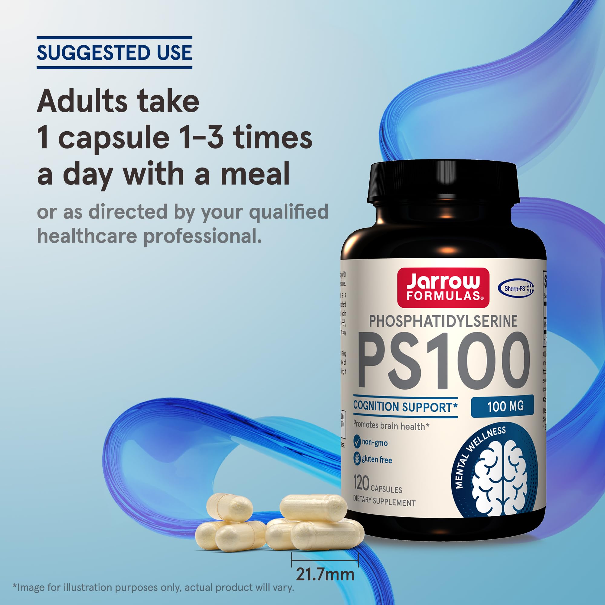 Foto 6 | Suplemento Dietético Jarrow Formulas Ps100 Fosfatidilserina 100 Mg - Venta Internacional.