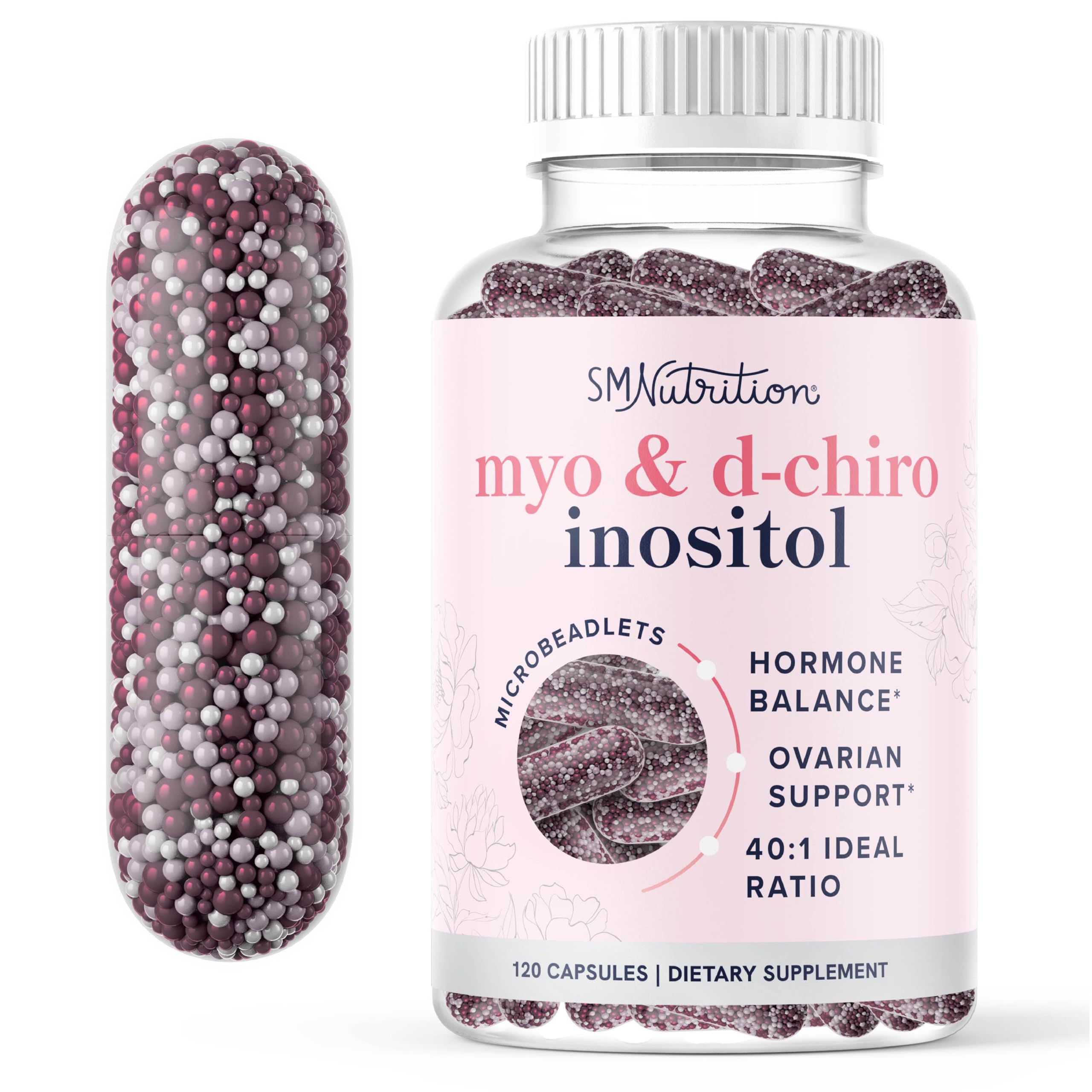 Foto 2 pulgar | Suplemento Smnutrition Con Mioinositol E Inositol D-chiro 120 Cápsulas - Venta Internacional.