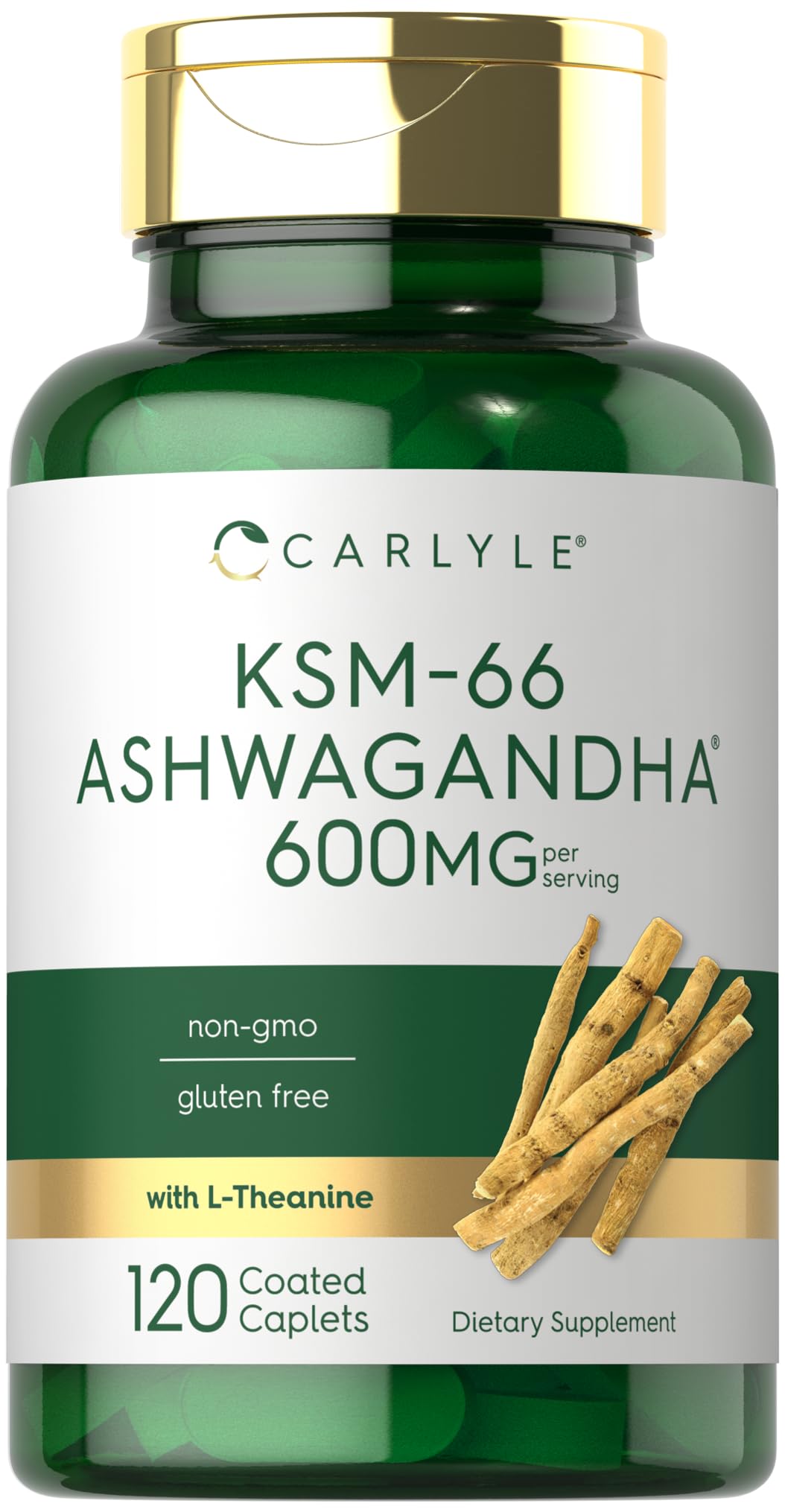 Foto 2 pulgar | Suplemento Carlyle Ksm-66 Ashwagandha 600 Mg 120 Cápsulas - Venta Internacional.