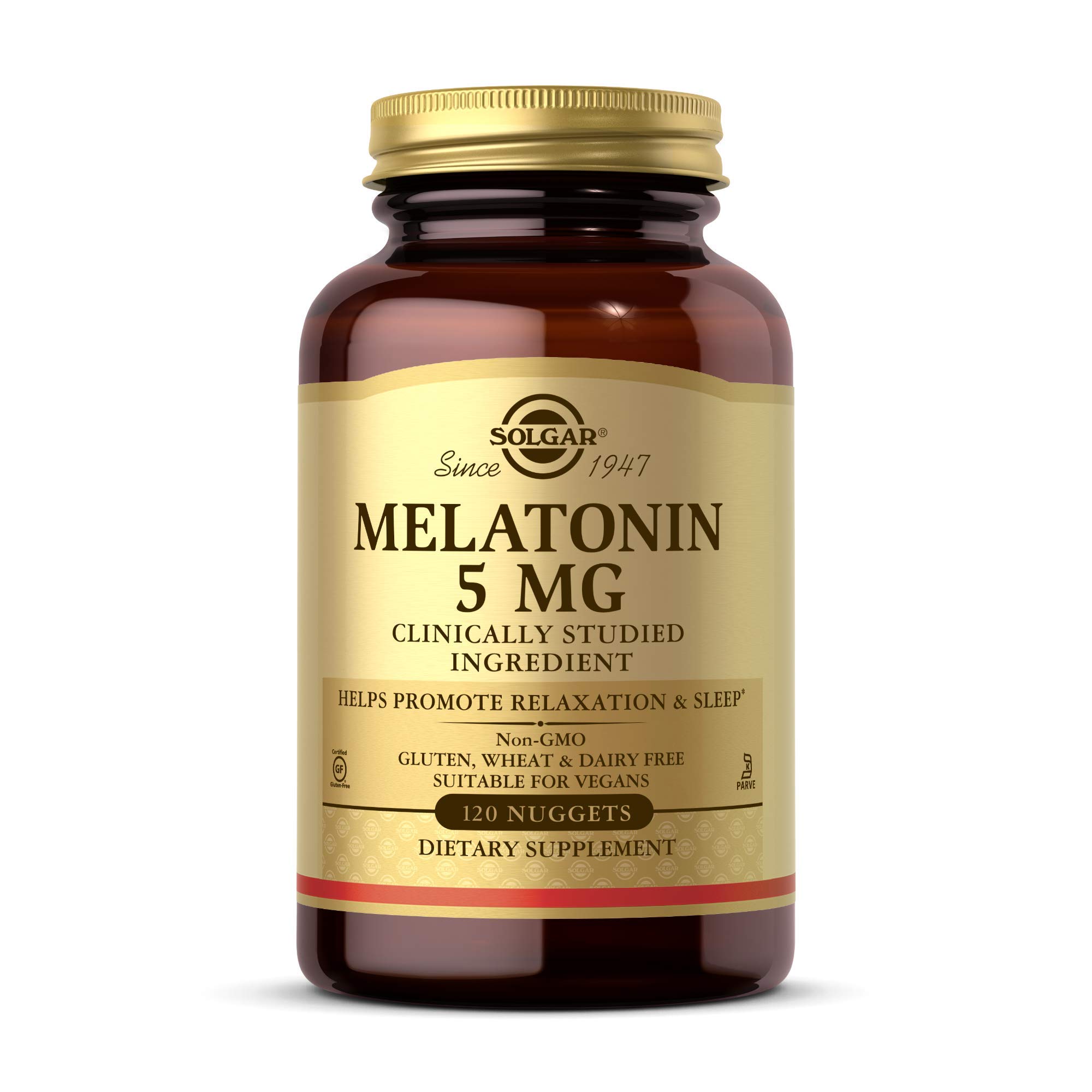 Foto 1 | Suplemento Solgar Melatonina 5 Mg 120 Pepitas Veganas Kosher - Venta Internacional.
