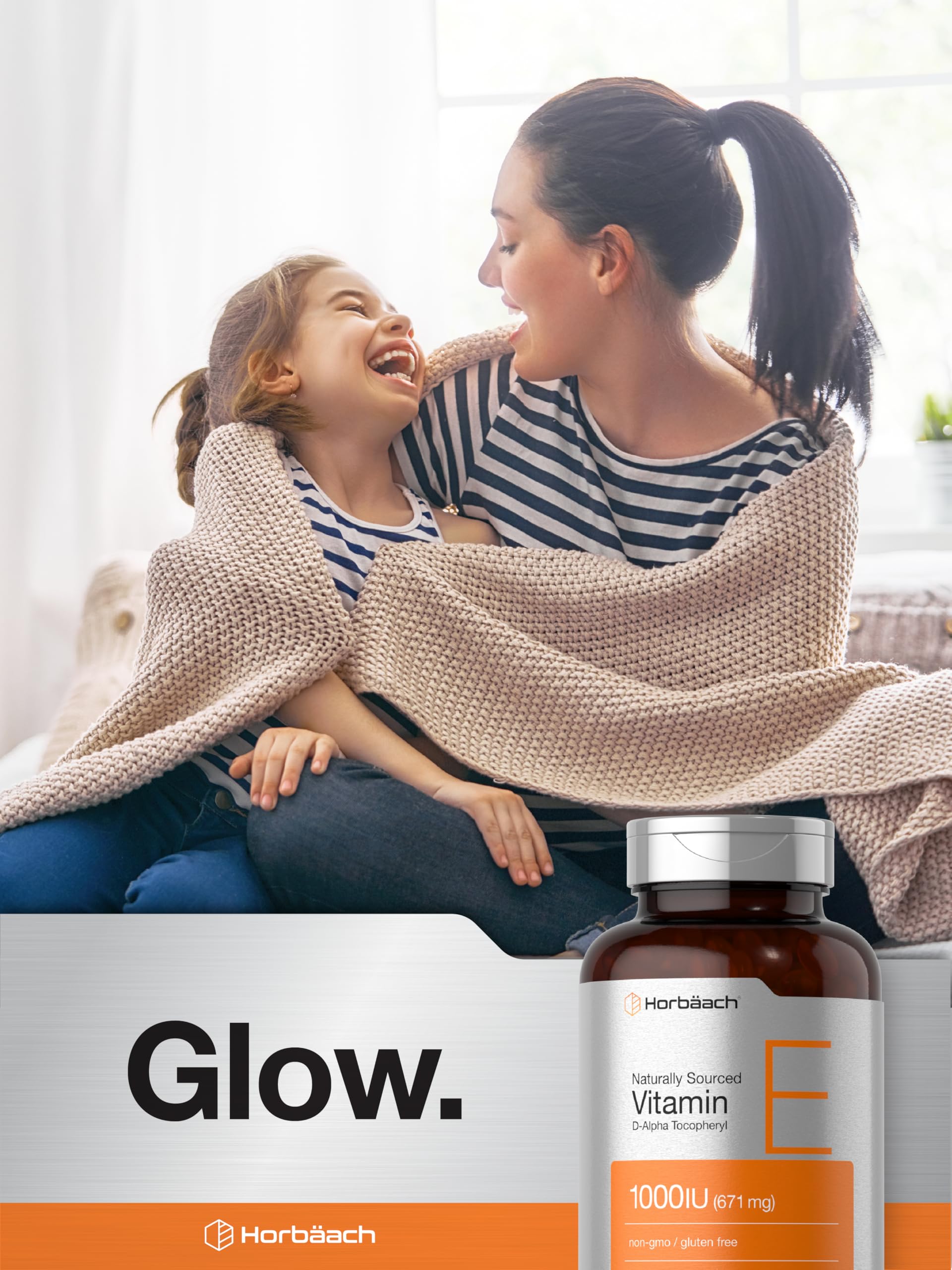 Foto 7 | Suplemento Horbäach De Vitamina E, 1000 Ui, Cápsulas Blandas, 60 Unidades - Venta Internacional.