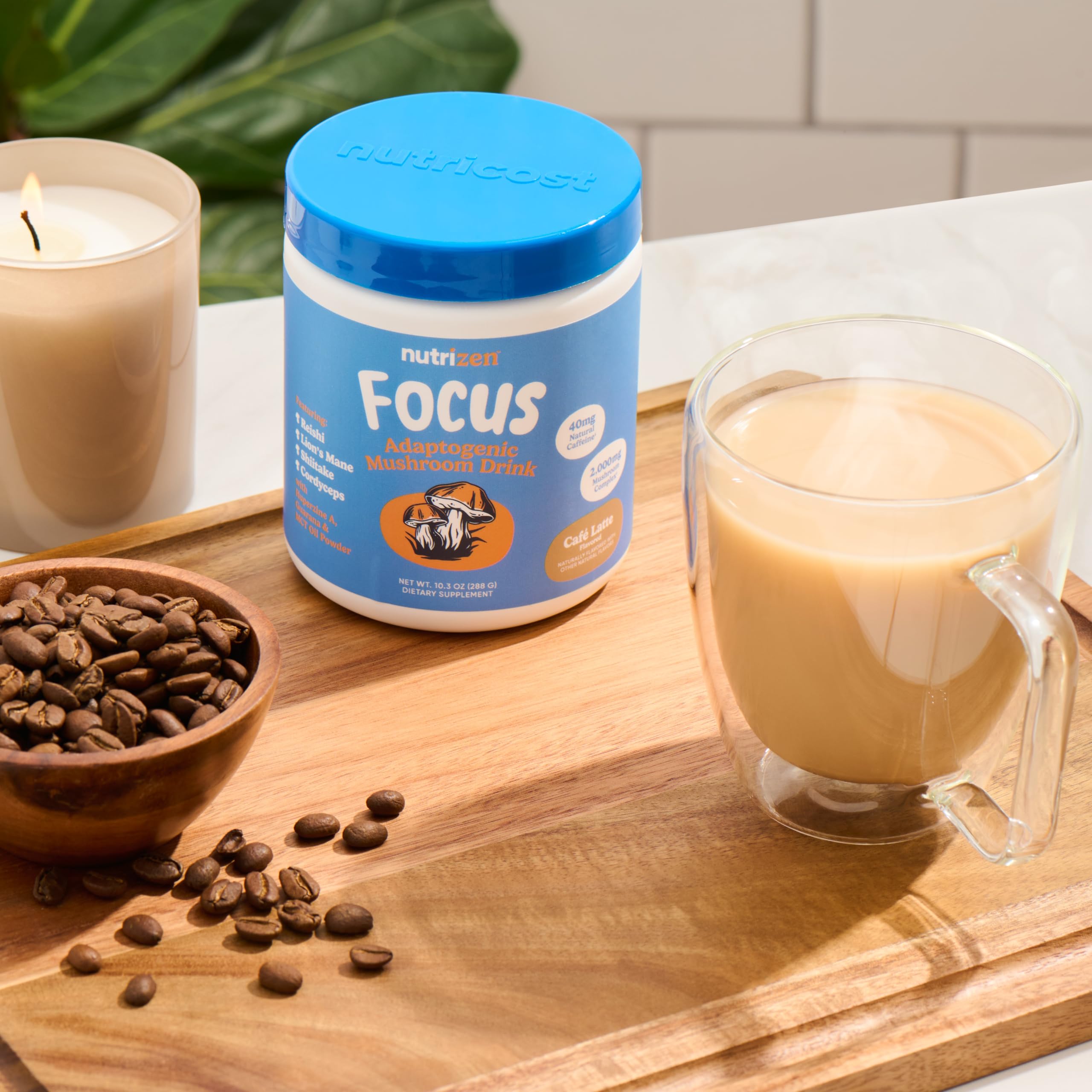 Foto 4 pulgar | Beba Nutricost Nutrizen Am Focus: Hongo Adaptógeno - Venta Internacional.
