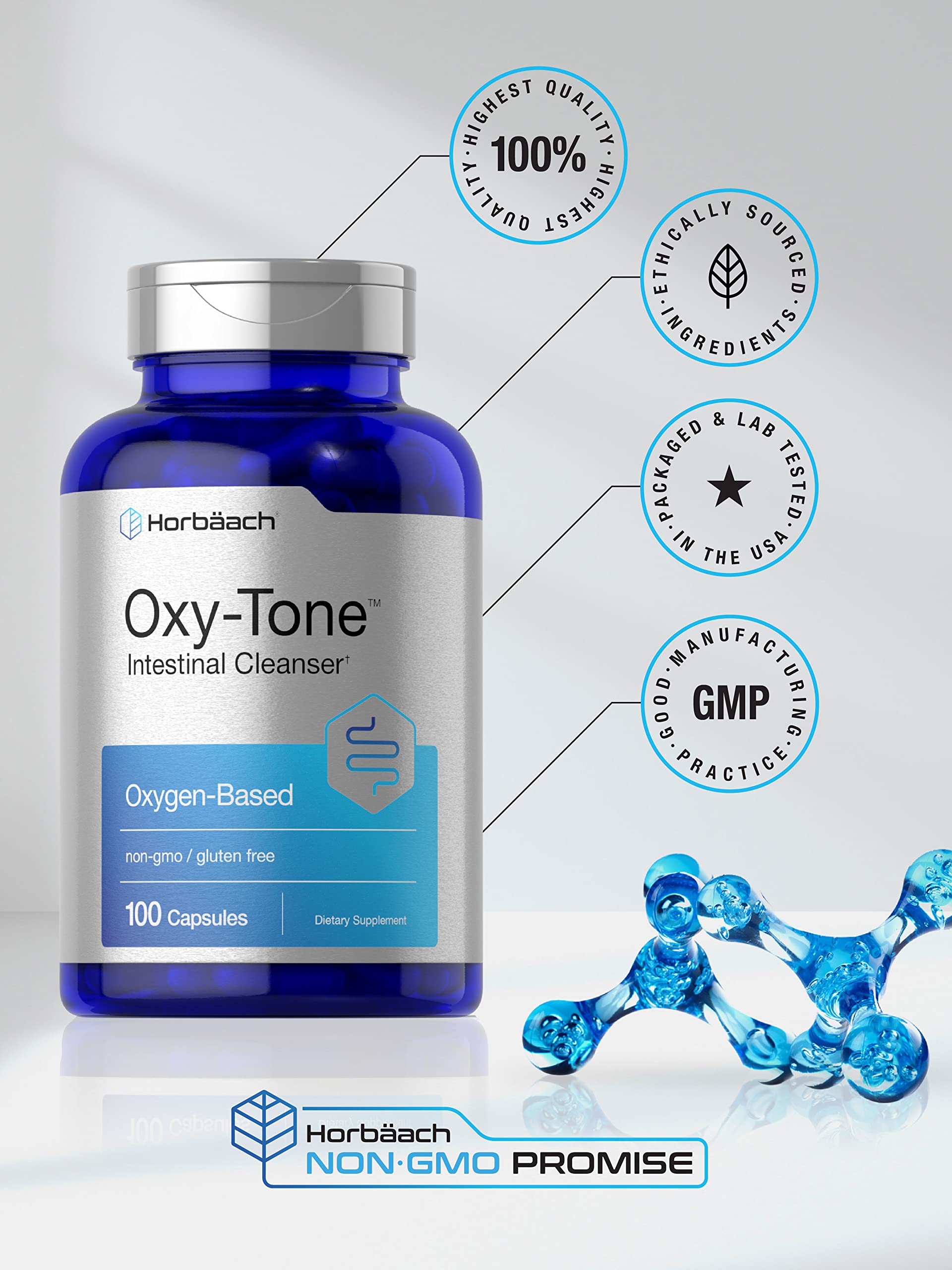 Foto 5 | Suplemento Horbäach Colon Cleanse 100 Cápsulas Para Adultos - Venta Internacional.
