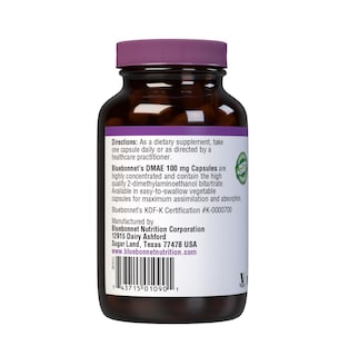 Foto 3 | Suplemento Bluebonnet Dmae 100 Mg 100 Cápsulas Vegetales - Venta Internacional.