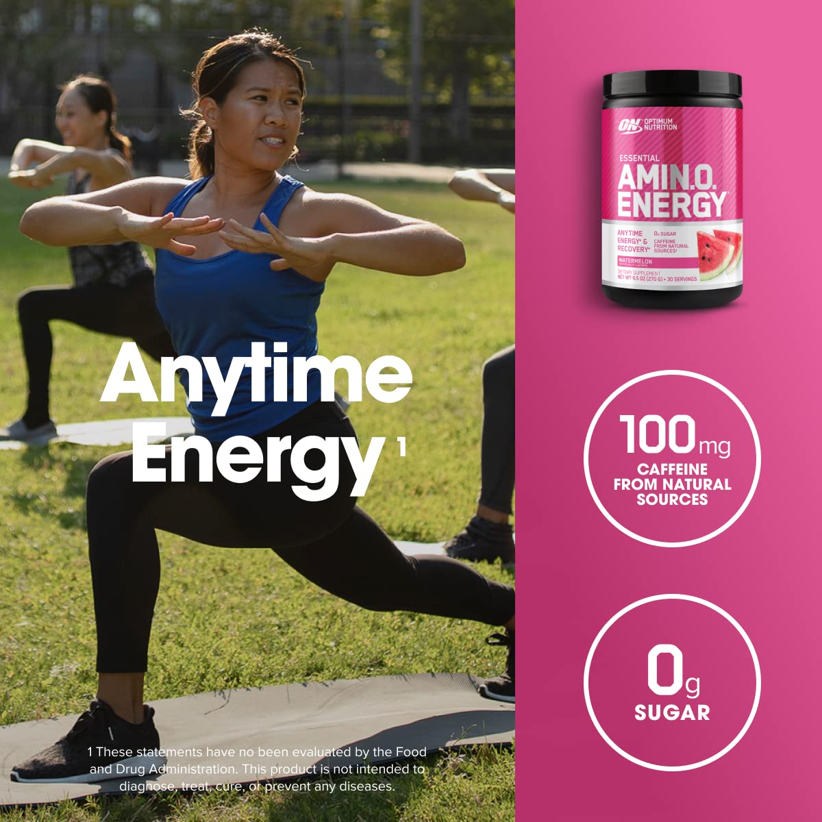 Foto 5 pulgar | Suplemento Optimum Nutrition Amino Energy Sandía 30 Porciones - Venta Internacional.