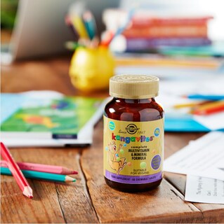 Foto 3 | Tabletas Masticables Solgar Kangavites Bouncin' Berry 120 Unidades - Venta Internacional.