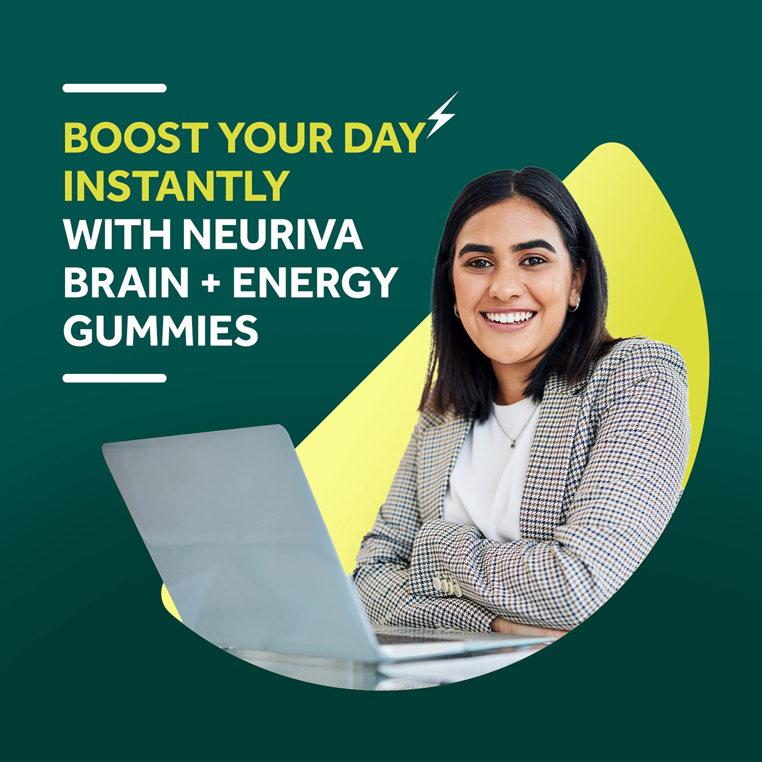 Foto 6 | Suplementos: Gomitas Energéticas Neuriva Brain +, 75 Unidades, Para Blackberry - Venta Internacional.