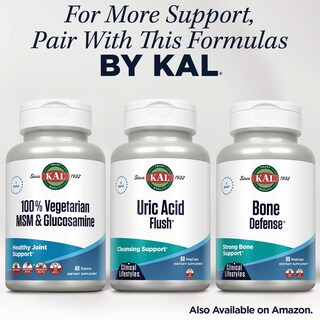 Foto 6 | Suplemento Kal Msm Y Glucosamina, 60 Comprimidos, Healthy Joint - Venta Internacional.