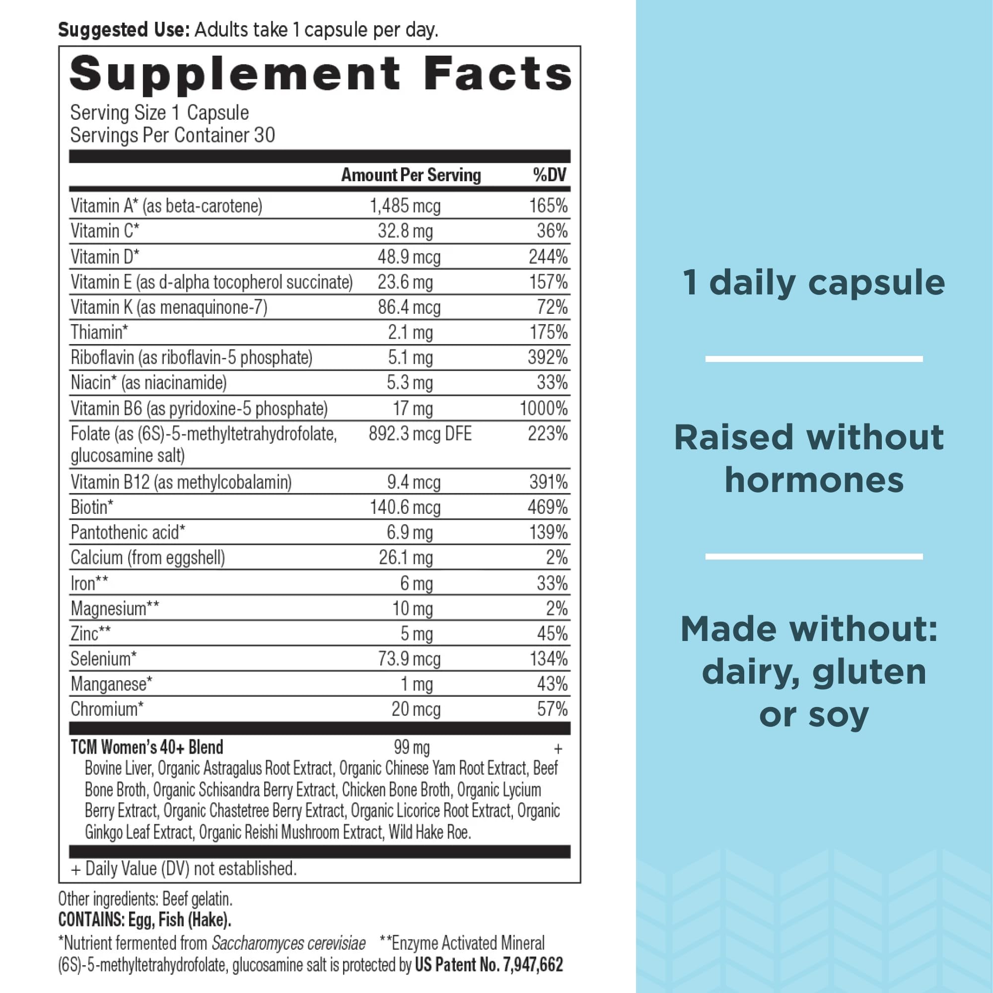 Foto 3 pulgar | Suplemento Multivitamínico Ancient Nutrition Para Mujeres Mayores De 40 Años, 30 Unidades - Venta Internacional.