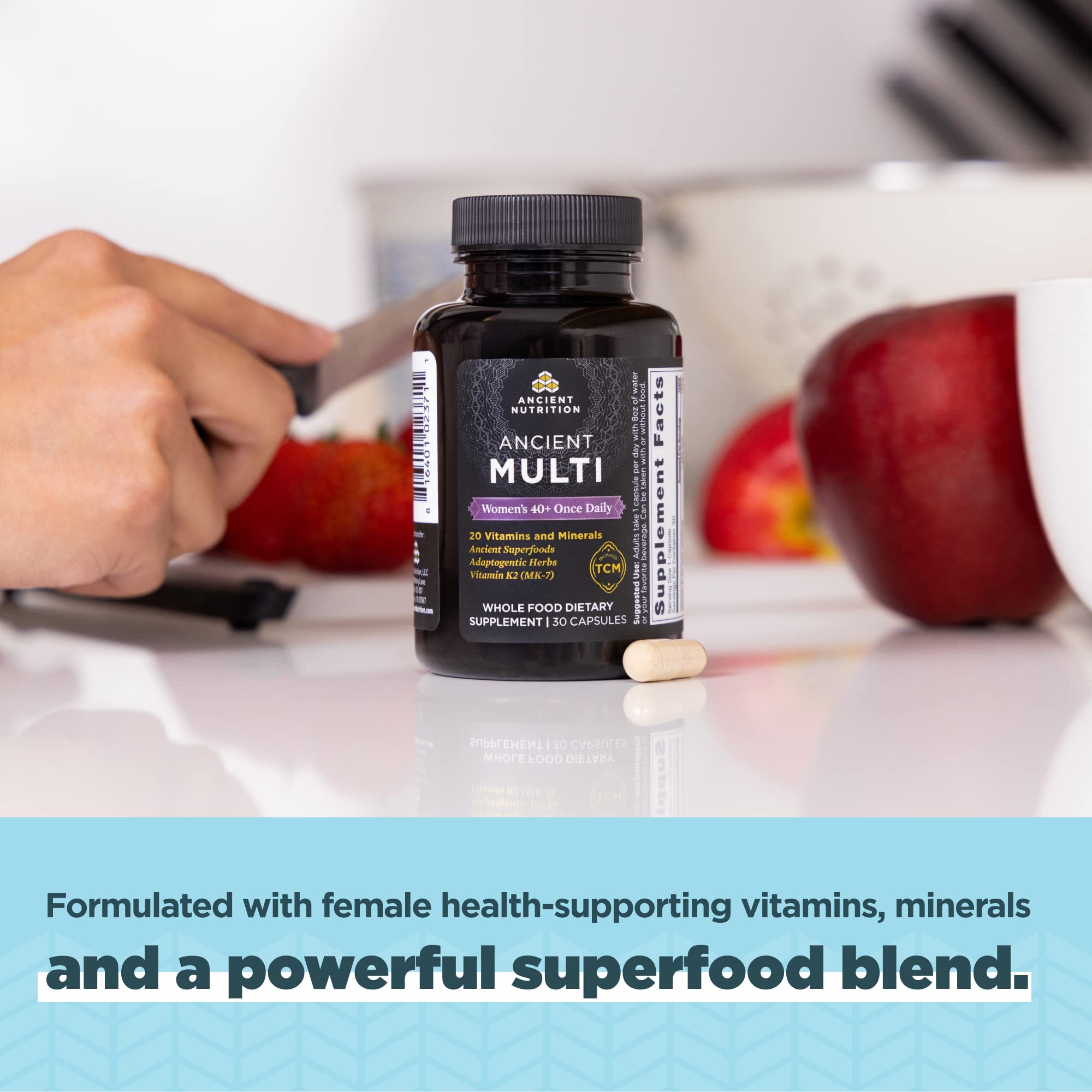 Foto 5 | Suplemento Multivitamínico Ancient Nutrition Para Mujeres Mayores De 40 Años, 30 Unidades - Venta Internacional.