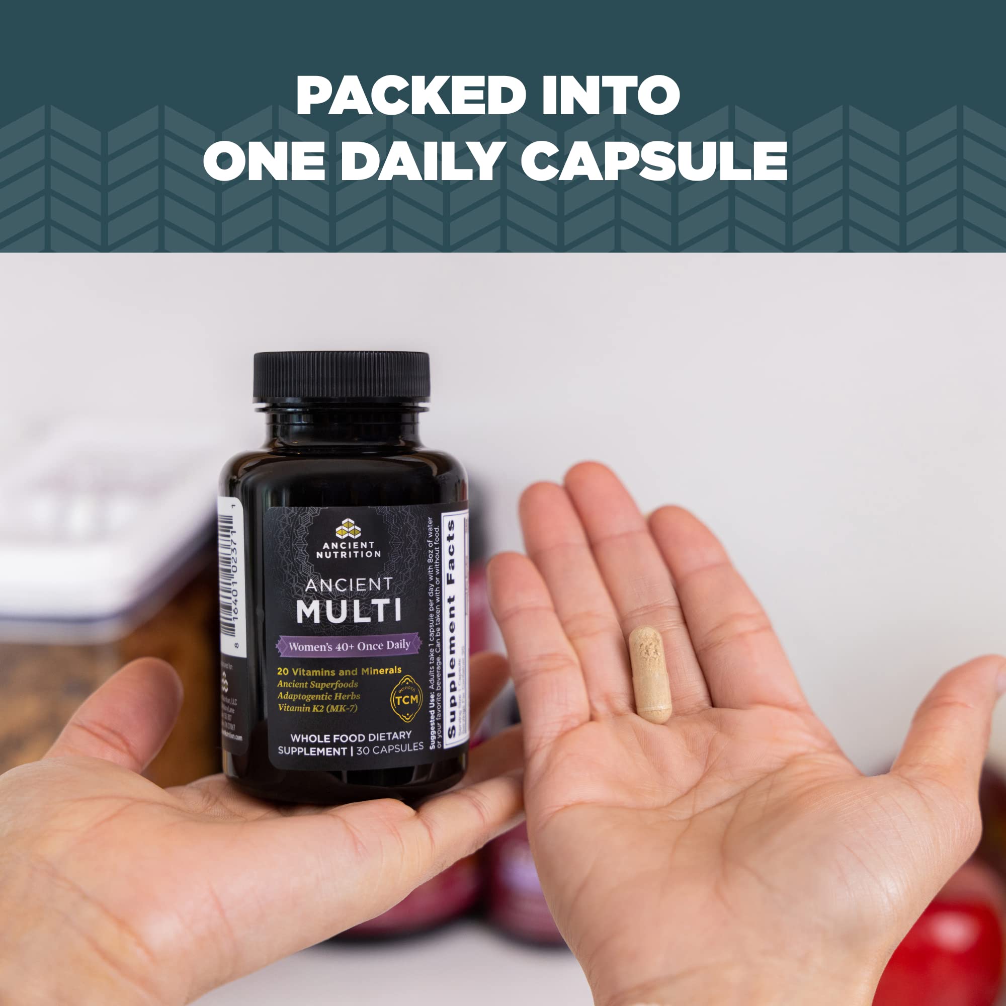 Foto 6 | Suplemento Multivitamínico Ancient Nutrition Para Mujeres Mayores De 40 Años, 30 Unidades - Venta Internacional.