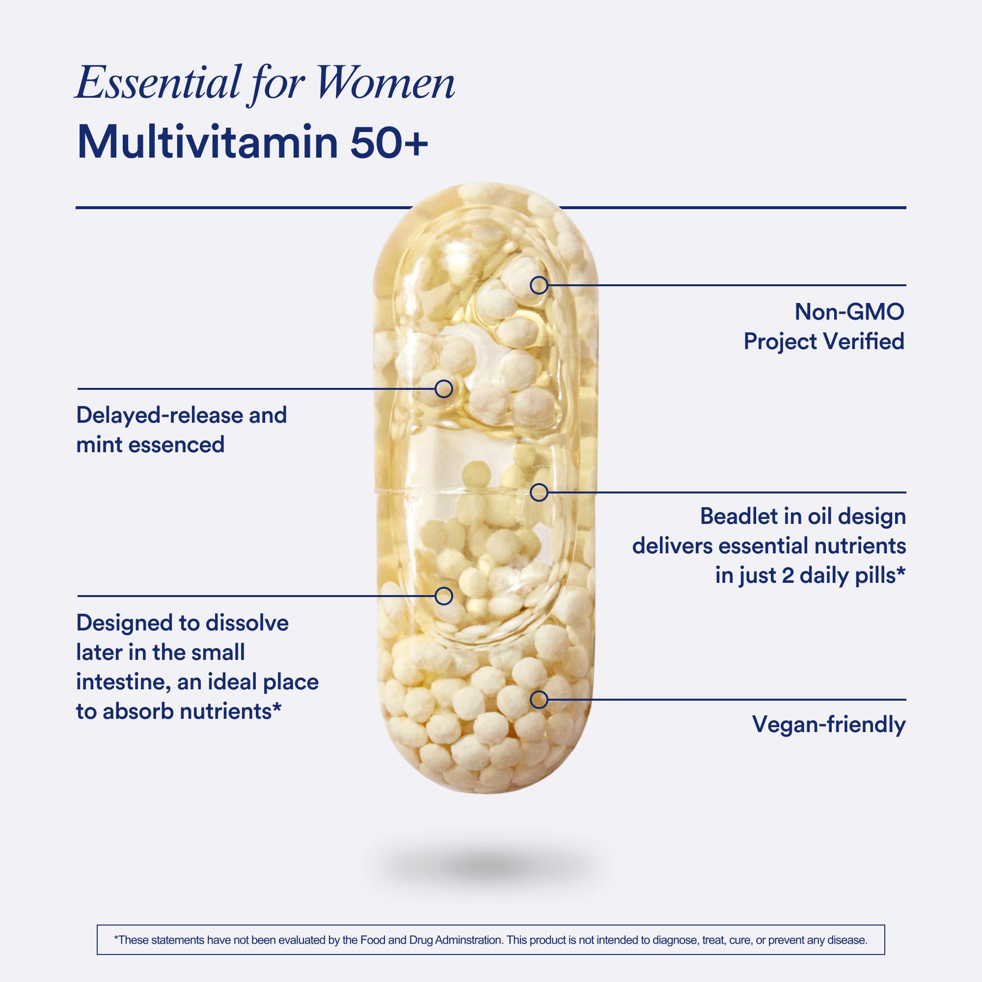 Foto 5 | Suplemento Ritual Essential Para Mujeres Mayores De 50 Años, Vegano, 60 Cápsulas - Venta Internacional.