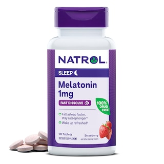 Foto 1 | Suplemento Natrol Melatonin 1 Mg De Fresa 90 Comprimidos - Venta Internacional.