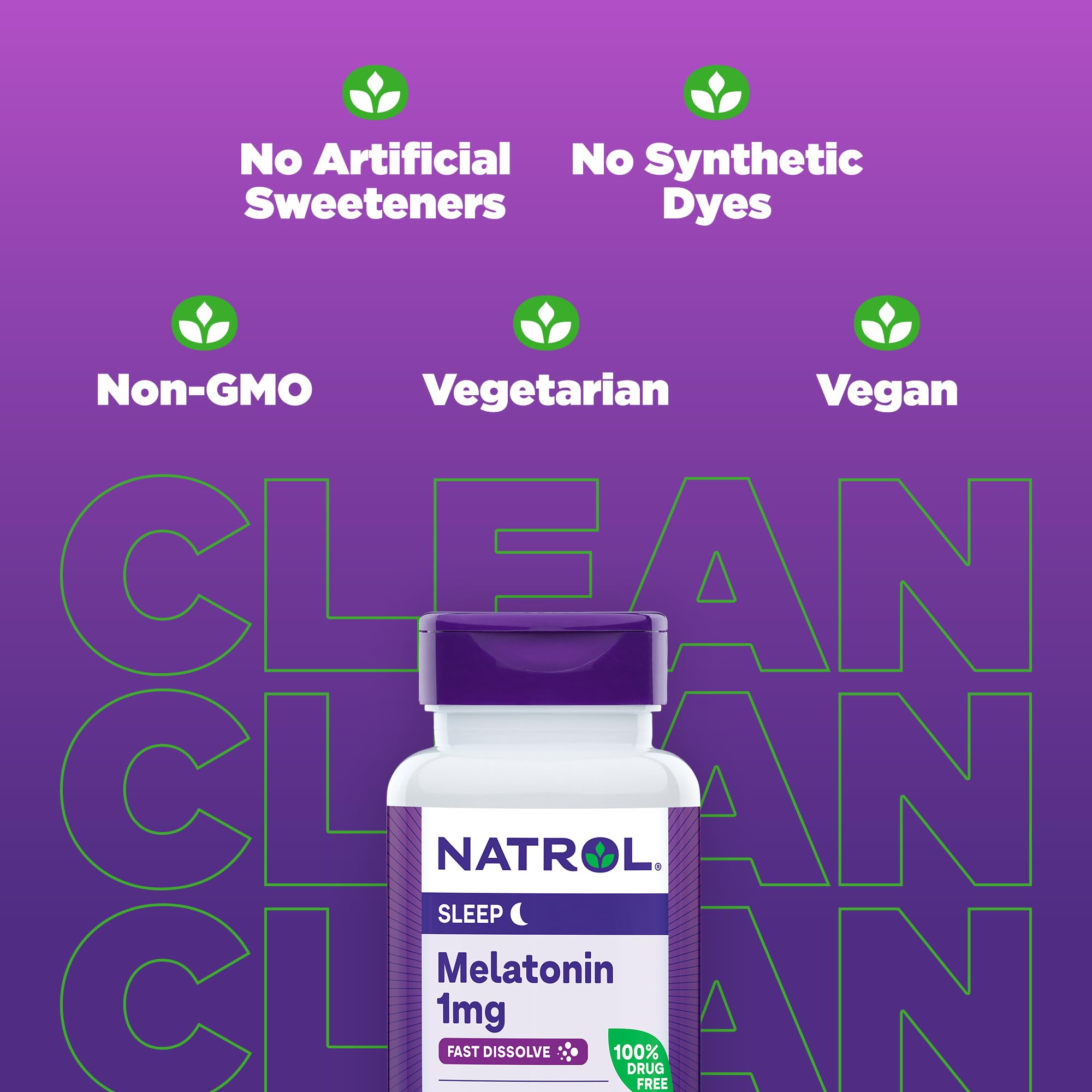 Foto 6 pulgar | Suplemento Natrol Melatonin 1 Mg De Fresa 90 Comprimidos - Venta Internacional.