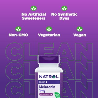 Foto 5 | Suplemento Natrol Melatonin 1 Mg De Fresa 90 Comprimidos - Venta Internacional.