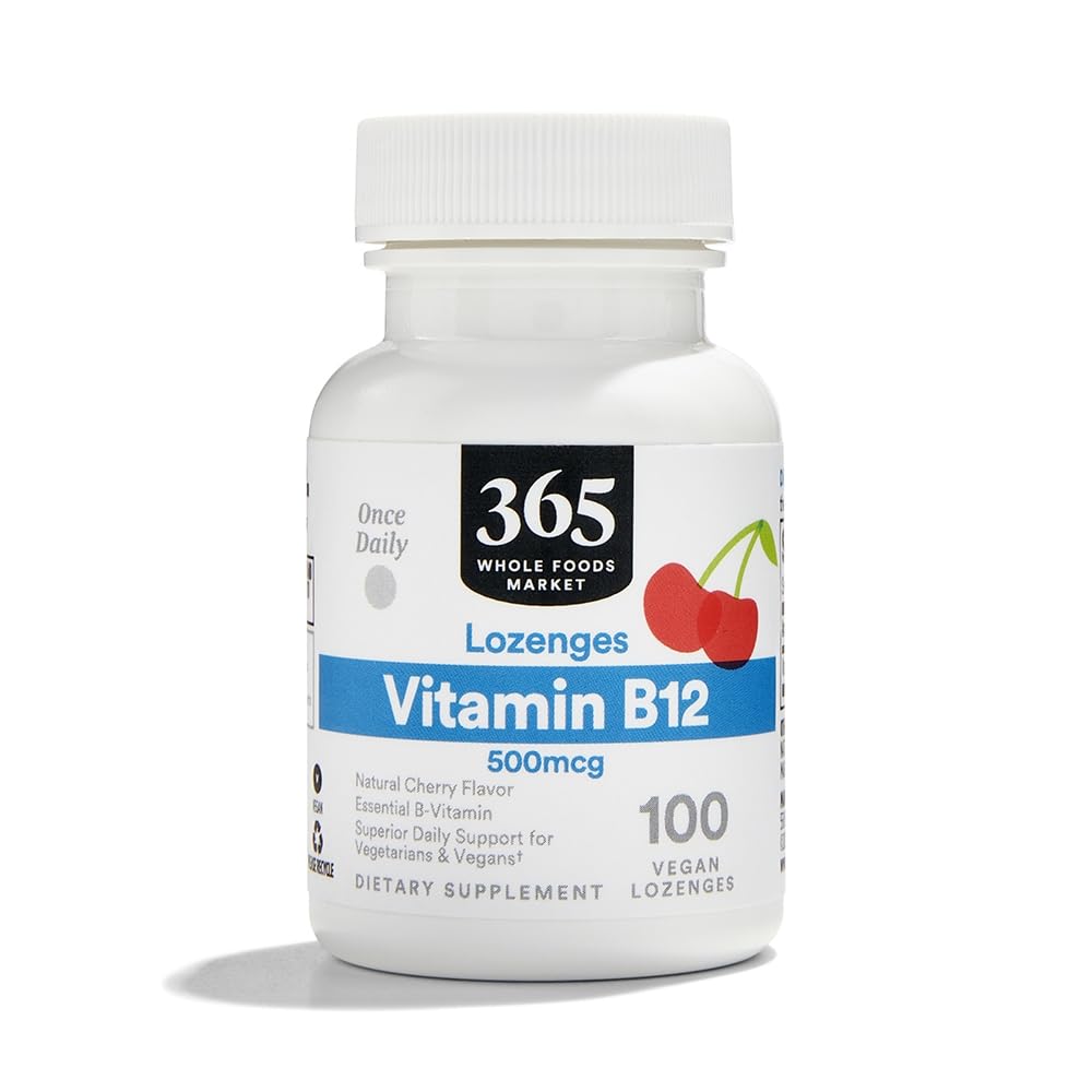 Foto 1 | Pastillas De 500 Mcg De Vitamina B12 100 Unidades 365 De Whole Foods - Venta Internacional.