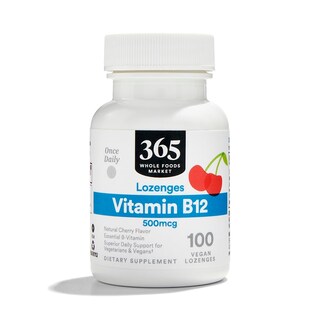 Foto 1 | Pastillas De 500 Mcg De Vitamina B12 100 Unidades 365 De Whole Foods - Venta Internacional.