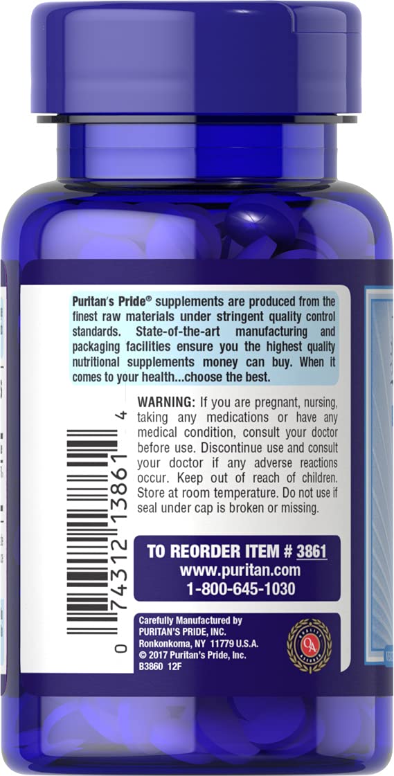 Foto 4 pulgar | Vitamina B-12 Sublingual Puritan's Pride 2500 Mcg 100 Comprimidos - Venta Internacional.