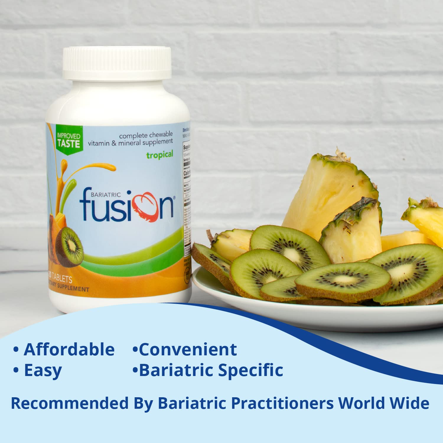 Foto 8 pulgar | Suplemento Bariatric Fusion Tropical Complete Masticable 120 Comprimidos - Venta Internacional.