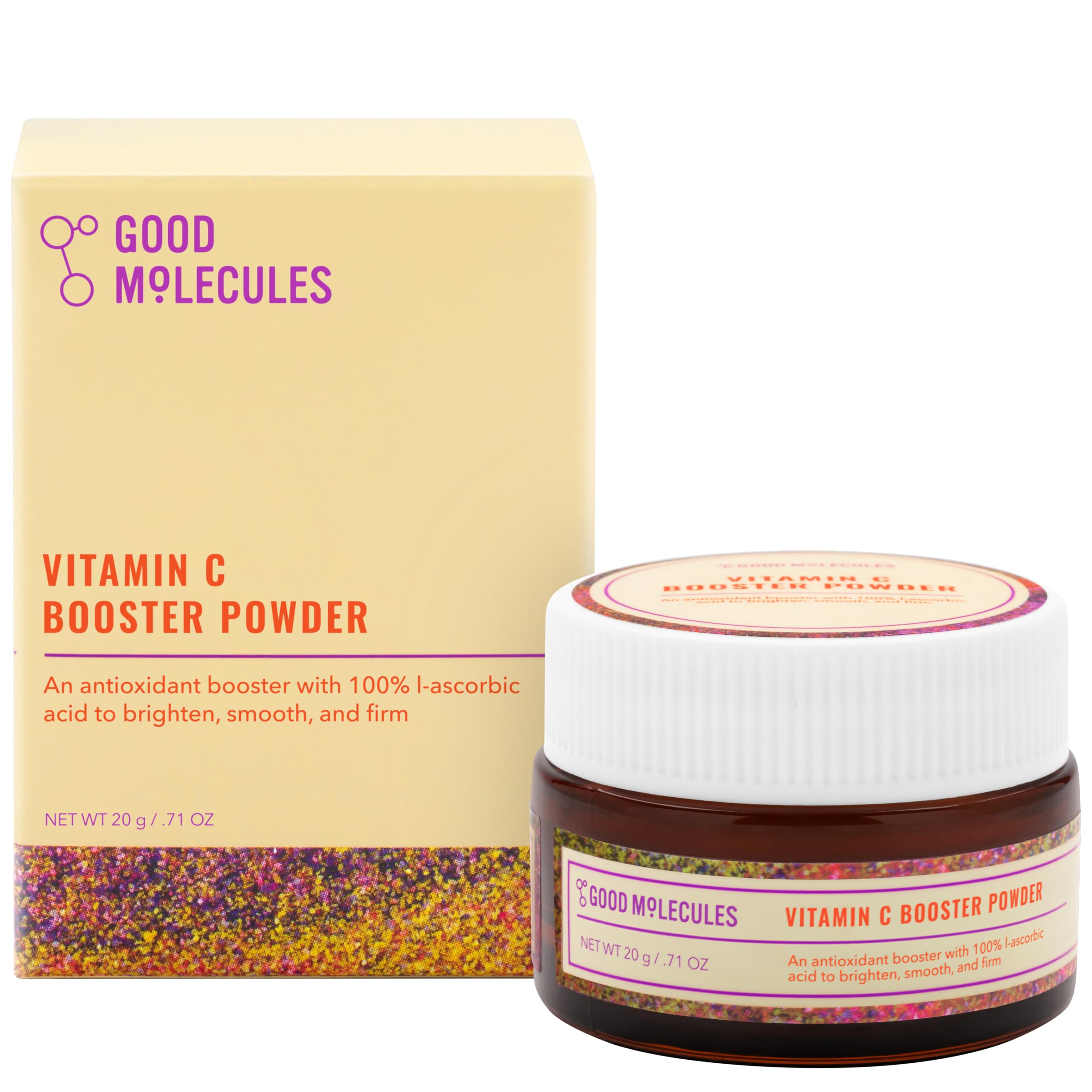 Foto 1 | Potenciador De Vitamina C Good Molecules, 20 G De Ácido L-ascórbico - Venta Internacional.