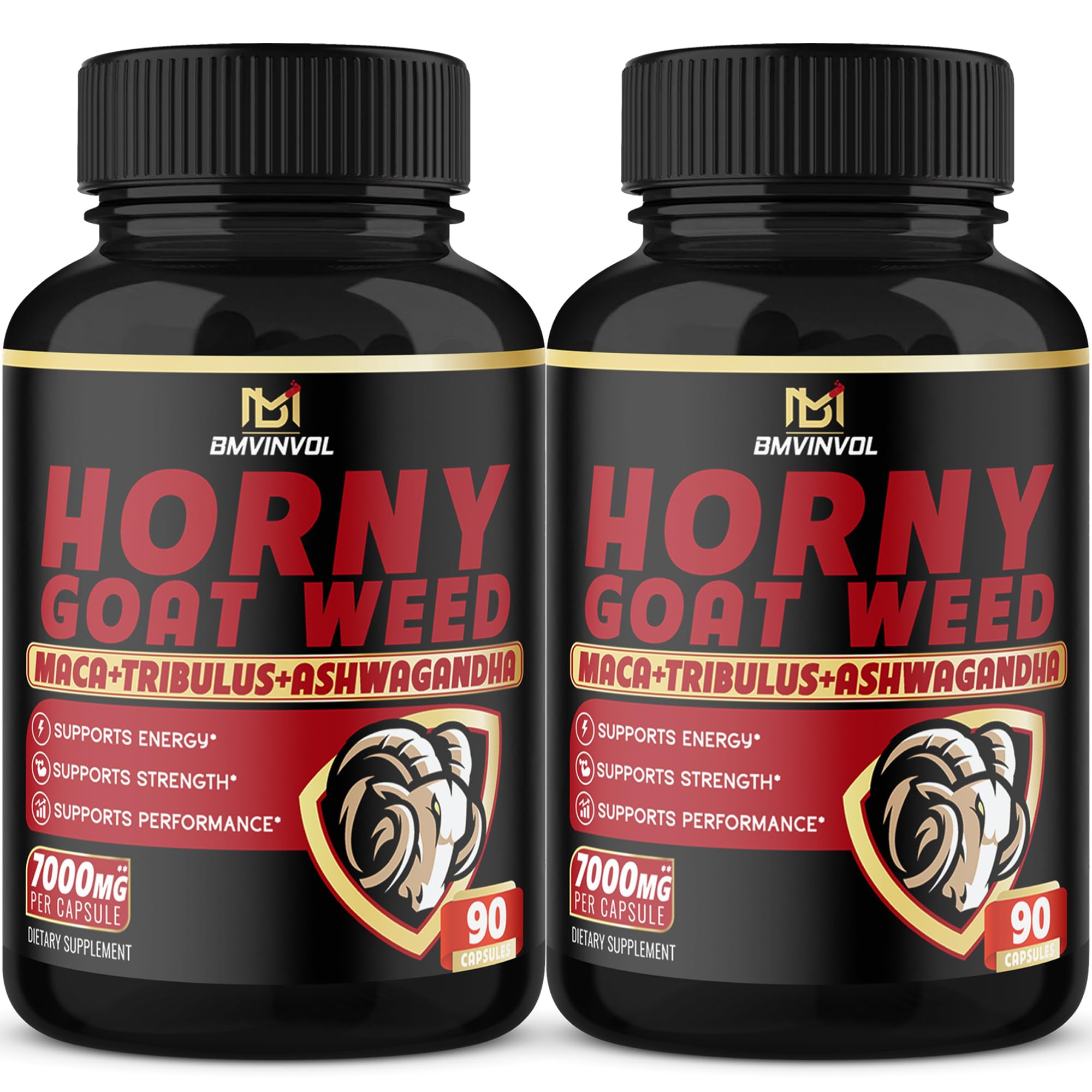 Foto 2 pulgar | Suplemento Bmvinvol Horny Goat Weed 7000 Mg 180 Cápsulas - Venta Internacional.
