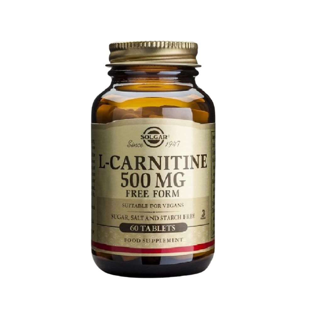 Foto 3 pulgar | Suplemento Solgar L-carnitina 500 Mg 60 Comprimidos Veganos Sin Ogm - Venta Internacional.