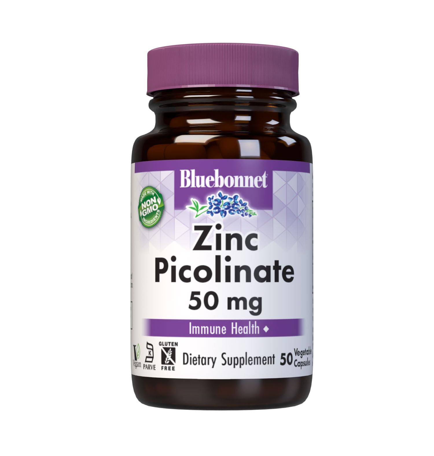Foto 2 pulgar | Suplemento Bluebonnet Nutrition, Picolinato De Zinc, 50 Mg, 50 Cápsulas - Venta Internacional.