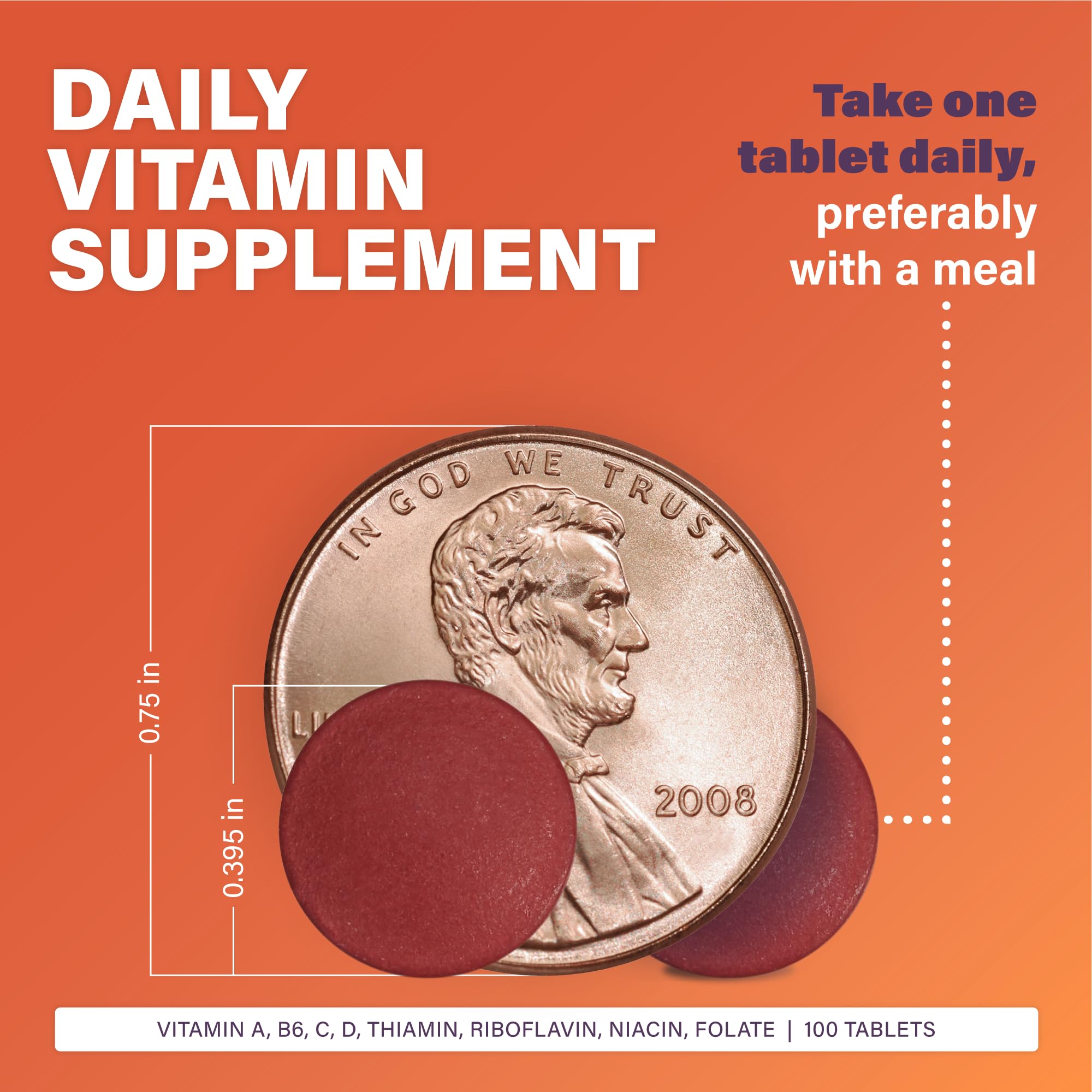 Foto 4 pulgar | Suplemento Multivitamínico Rugby Daily-vite 100 Comprimidos - Venta Internacional.