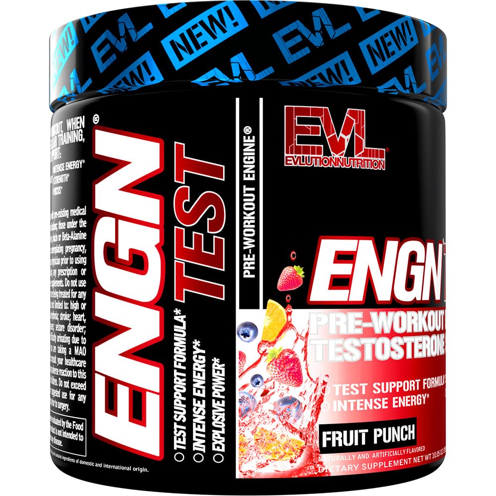 Foto 5 pulgar | Polvo Evlution Nutrition Engn Test Para Antes Del Entrenamiento, 30 Porciones - Venta Internacional.
