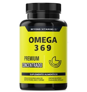 Foto 1 | Suplemento Alimenticio Beyond Vitamins Omega 3 (dha Y Epa), Omega 9 Ácido Alfa Linoléico Y Omega 6 180 Cápsulas