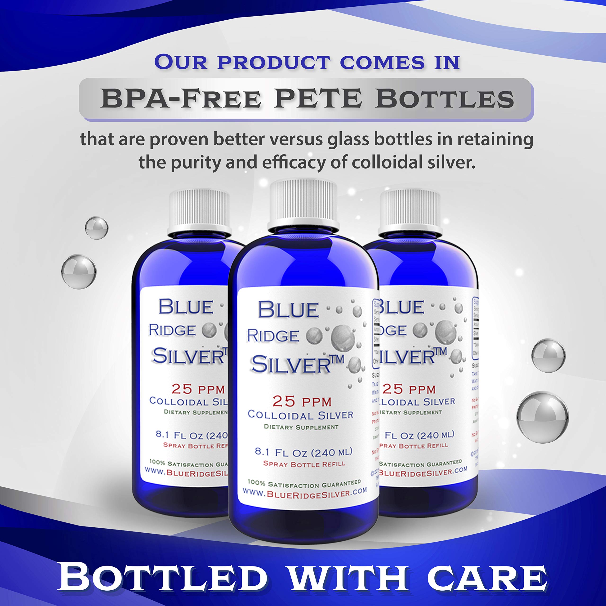 Foto 6 pulgar | Suplemento Blue Ridge Silver Coloidal 25 PPM 240 ml - Venta Internacional