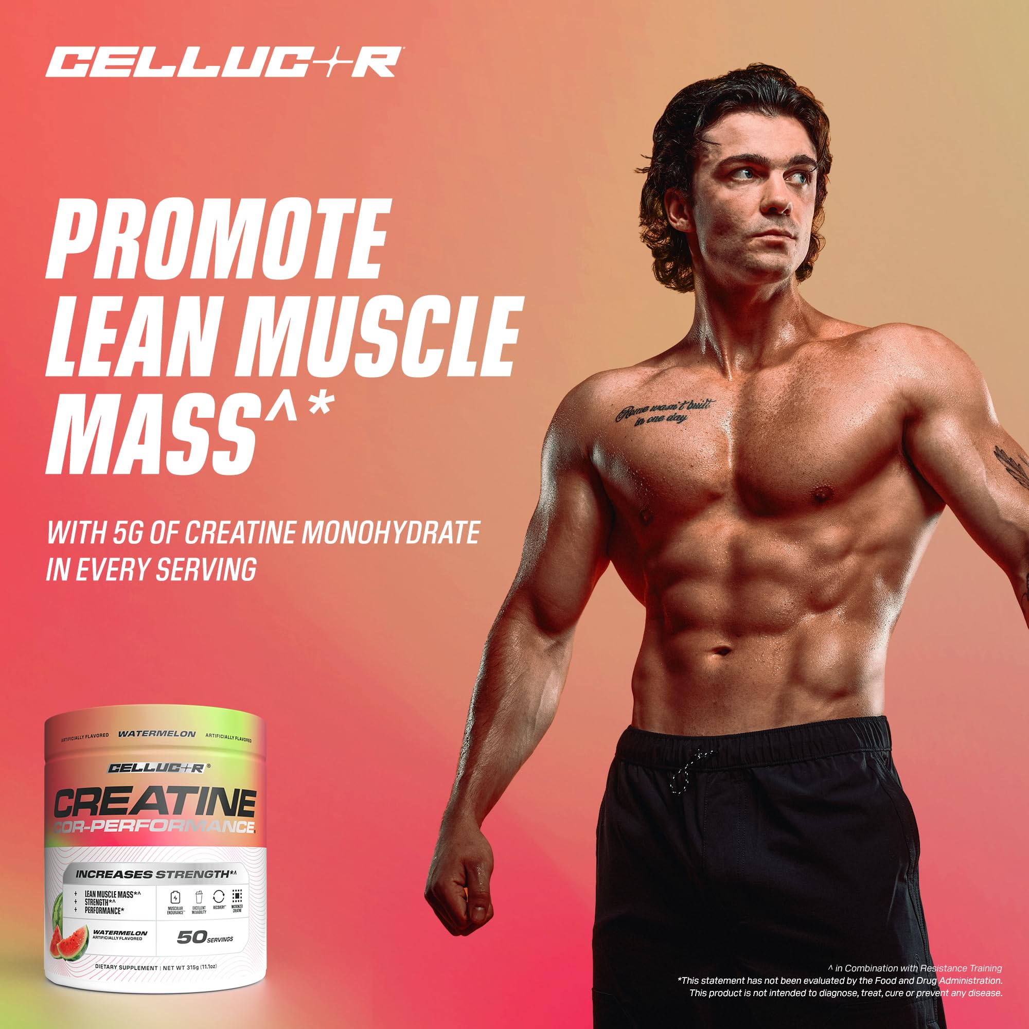 Foto 5 | Creatina En Polvo Cellucor Sabor Sandía, 250 G, 50 Porciones - Venta Internacional.