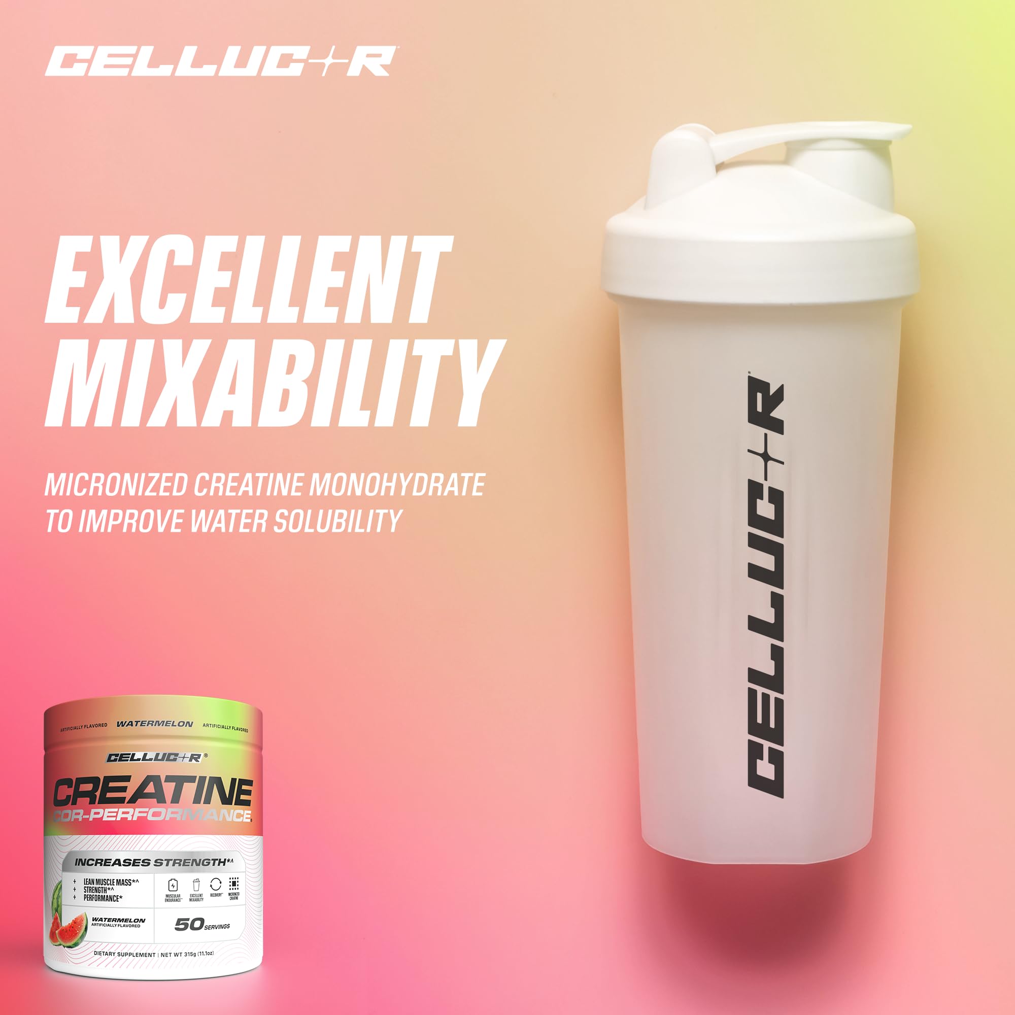 Foto 6 | Creatina En Polvo Cellucor Sabor Sandía, 250 G, 50 Porciones - Venta Internacional.