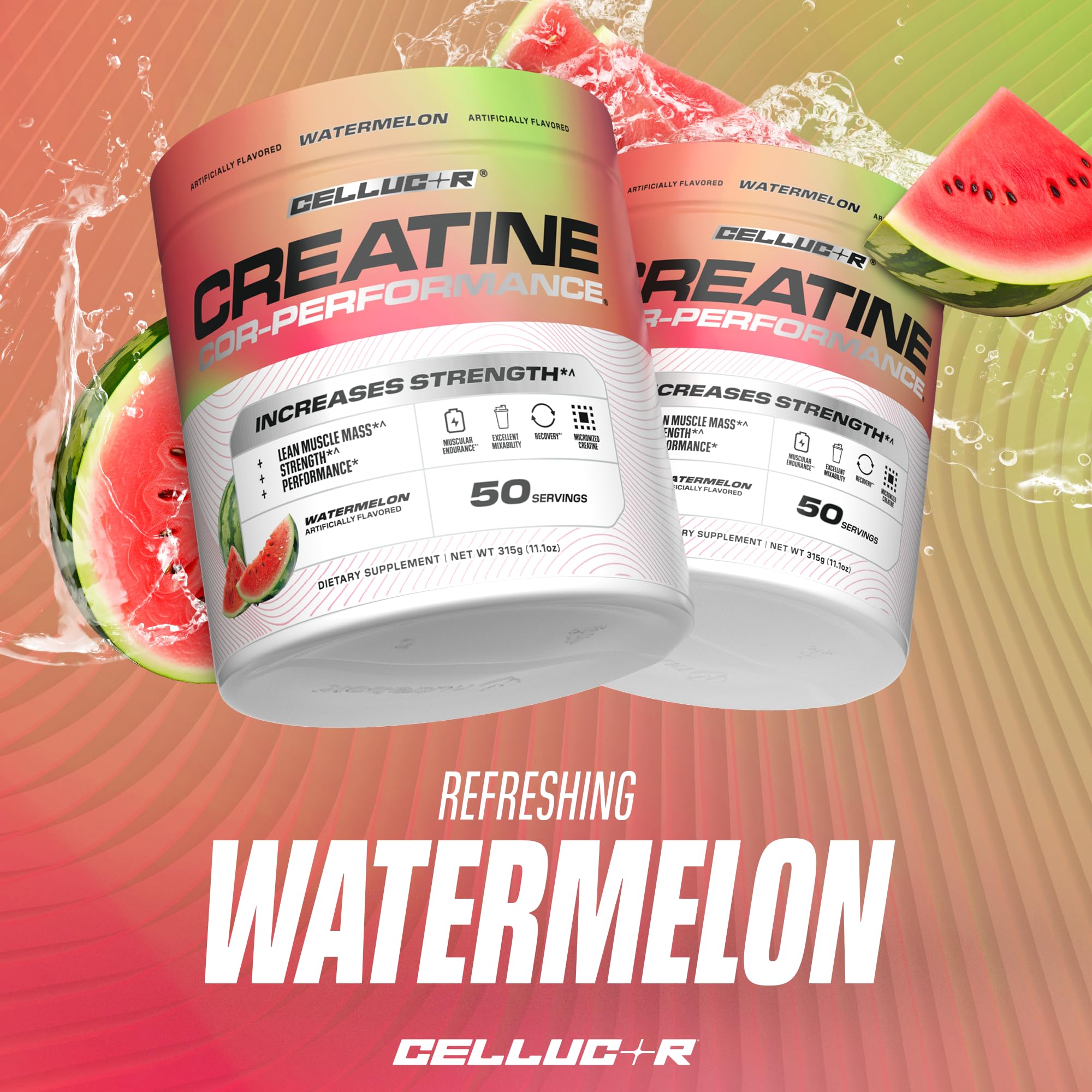 Foto 7 | Creatina En Polvo Cellucor Sabor Sandía, 250 G, 50 Porciones - Venta Internacional.