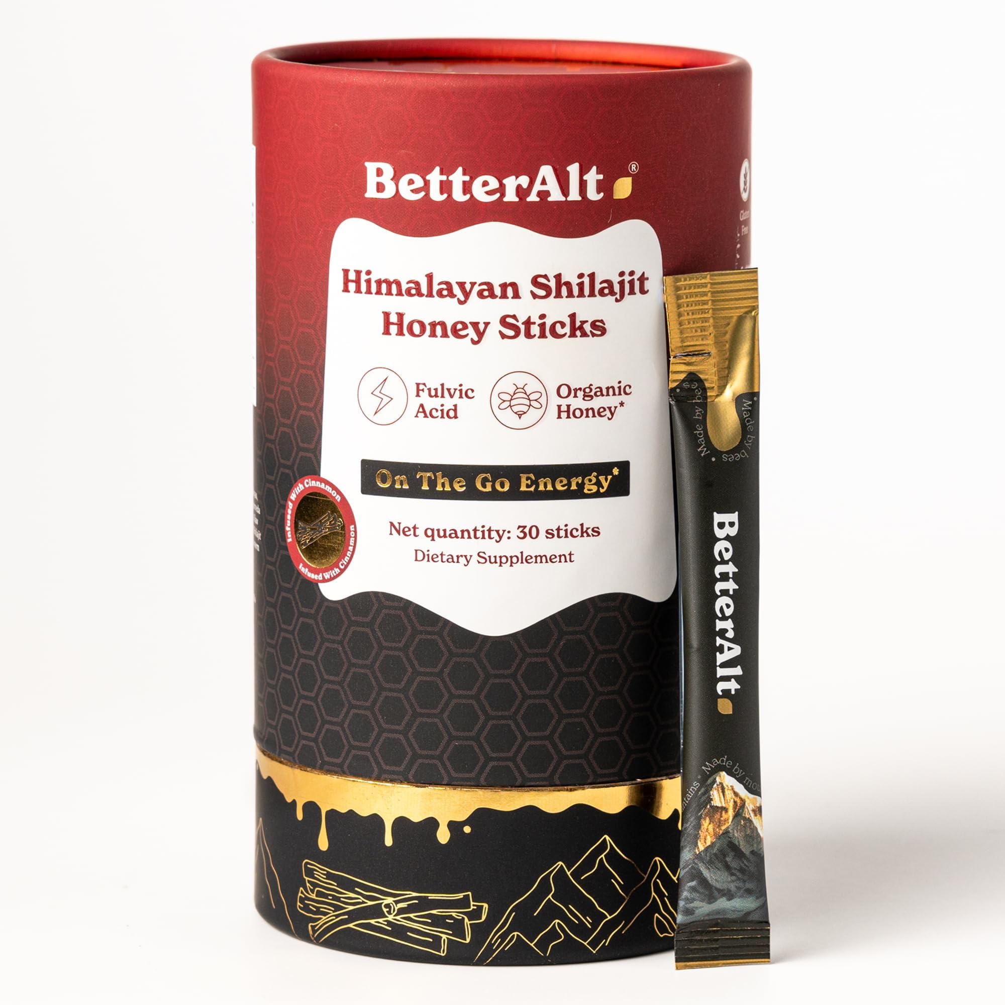 Foto 2 pulgar | Palitos De Miel Shilajit Better Alt Pure Himalayan Con Azafrán - Venta Internacional.