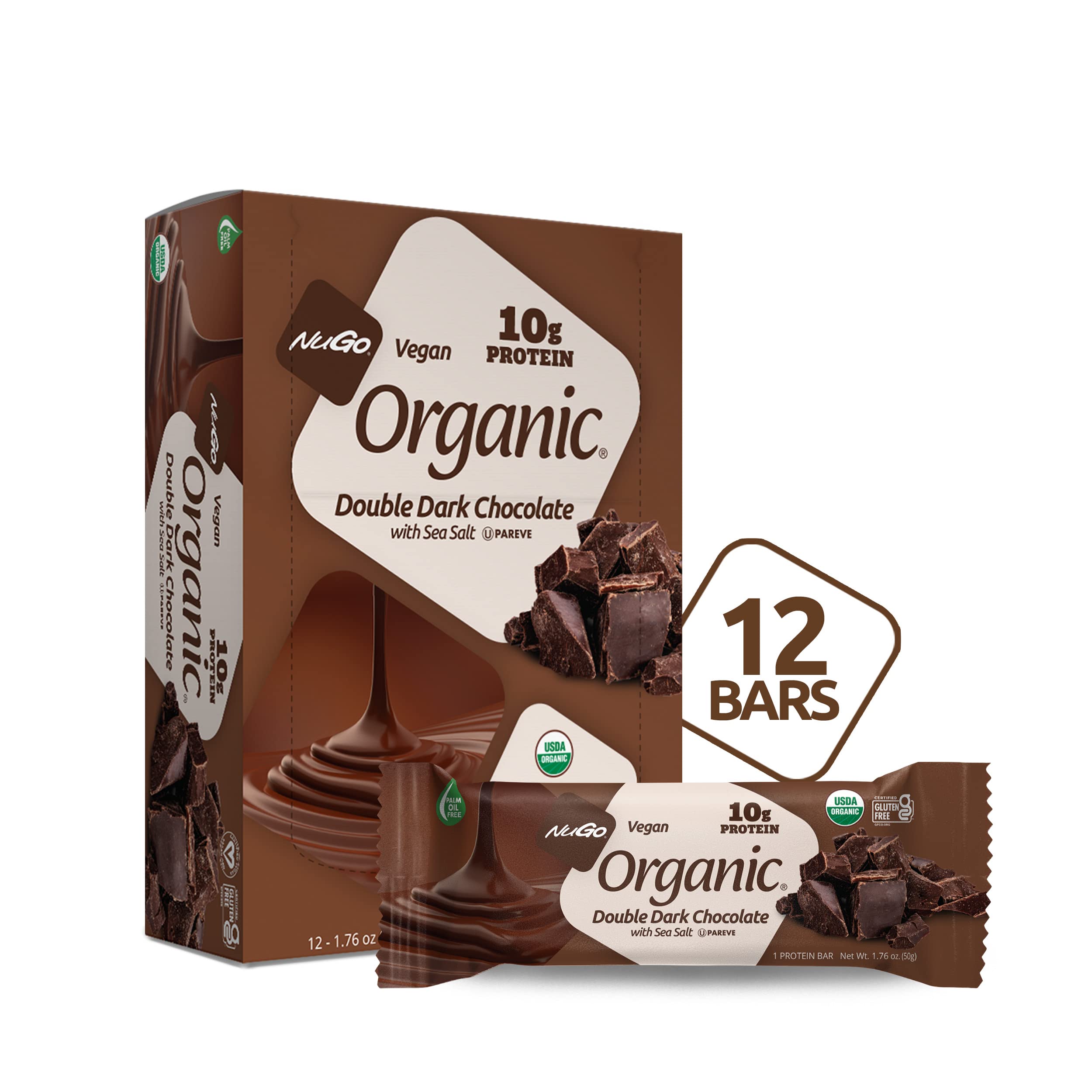 Foto 1 | Barra De Proteína Nugo Double Black Chocolate 50g 12 Unidades - Venta Internacional.