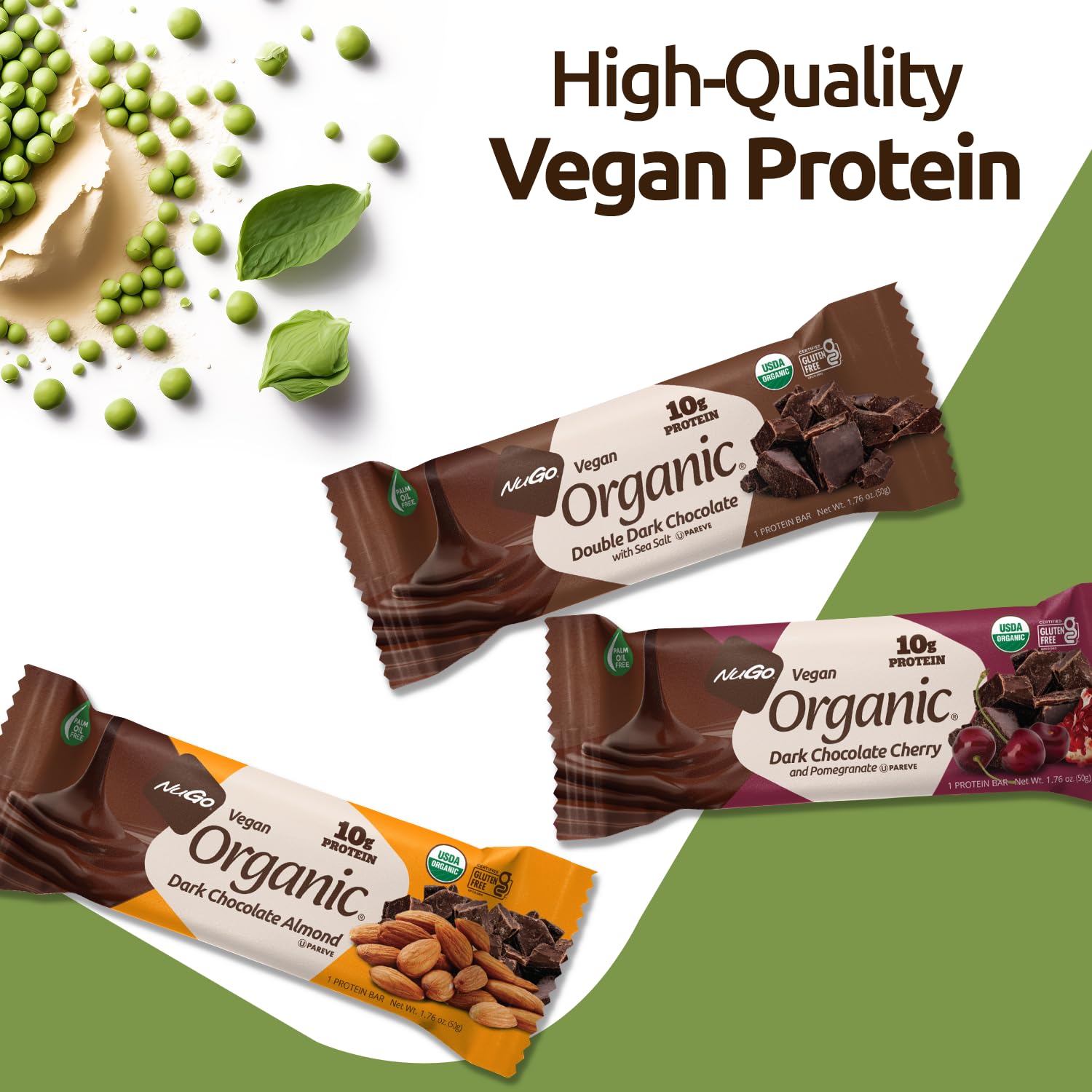 Foto 5 pulgar | Barra De Proteína Nugo Double Black Chocolate 50g 12 Unidades - Venta Internacional.