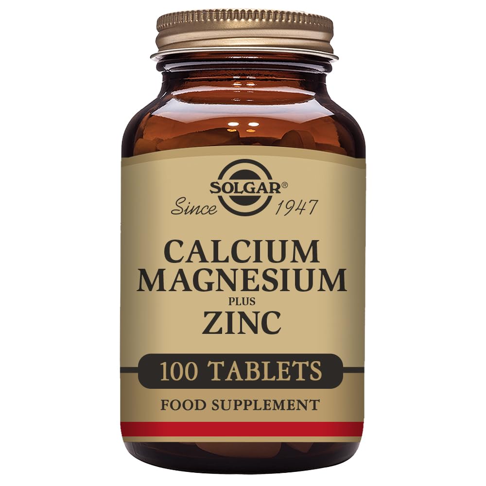 Foto 1 | Suplemento Solgar Calcio Magnesio Zinc 100 Comprimidos - Venta Internacional.