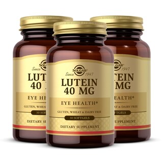 Foto 1 | Suplemento Solgar Luteína 40 Mg 30 Cápsulas Blandas (paquete De 3) - Venta Internacional.