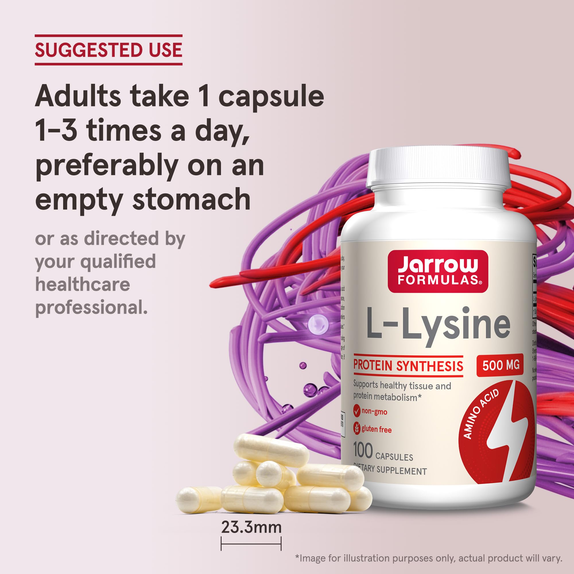Foto 8 pulgar | Suplemento Jarrow Formulas L-lisina 500 Mg 100 Cápsulas - Venta Internacional.